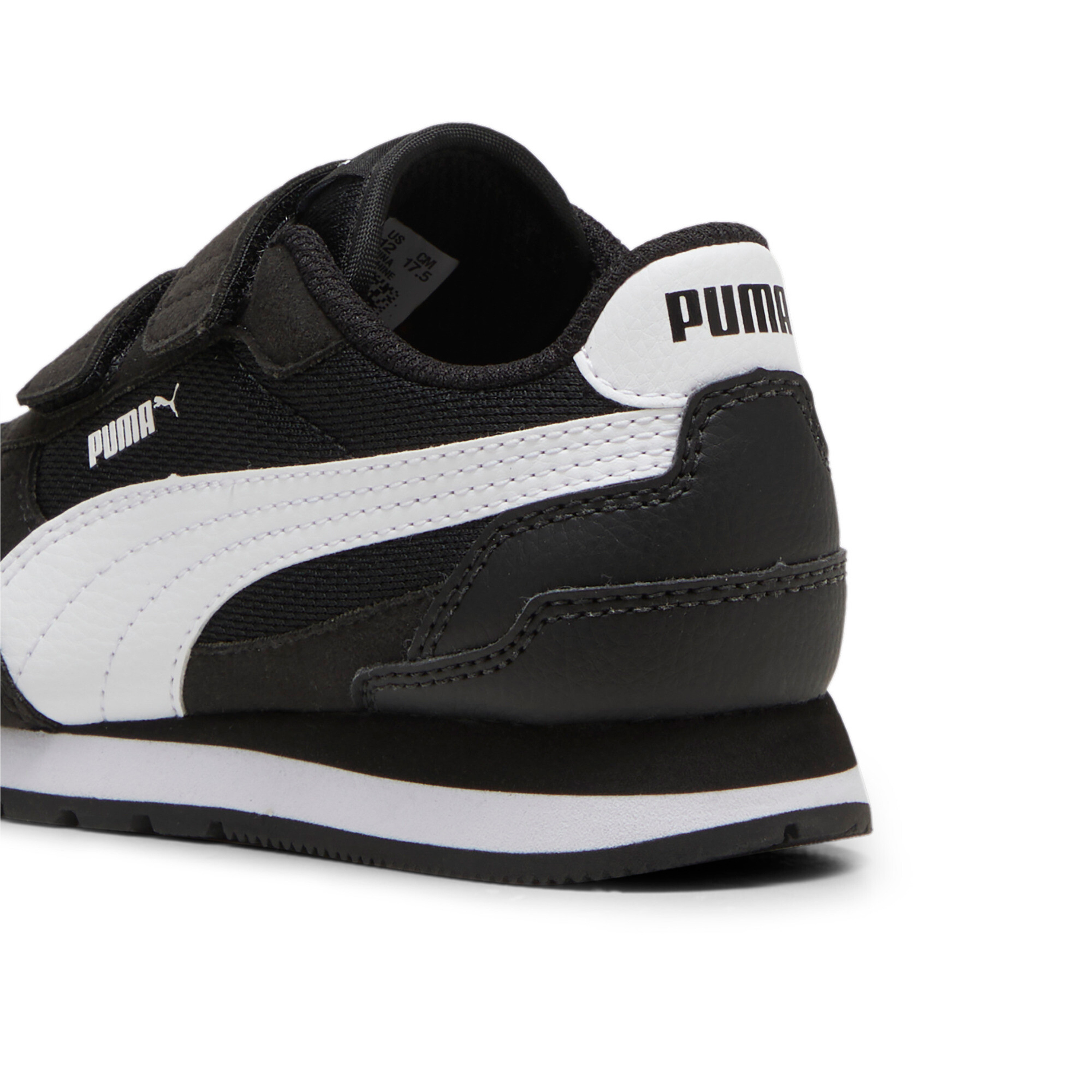 Puma Kids ST Runner v4 Mesh V PS Hook & Loop Ankle Sneakers-girls-shoes-sneakers-image-6