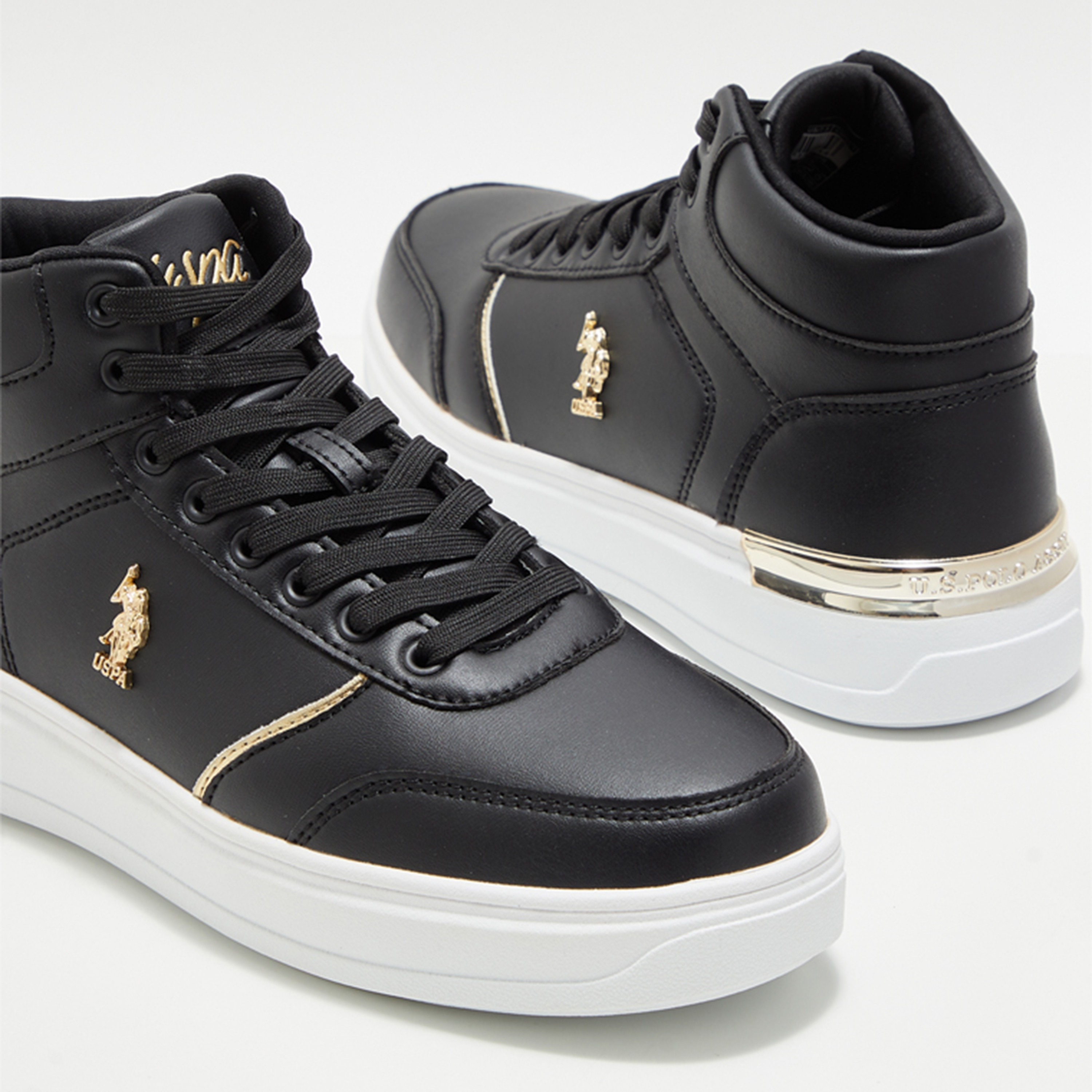 U.S. Polo Assn. Women's High Top Lace-Up Sneakers | 3FALON3PR-women-shoes-sneakers-image-8