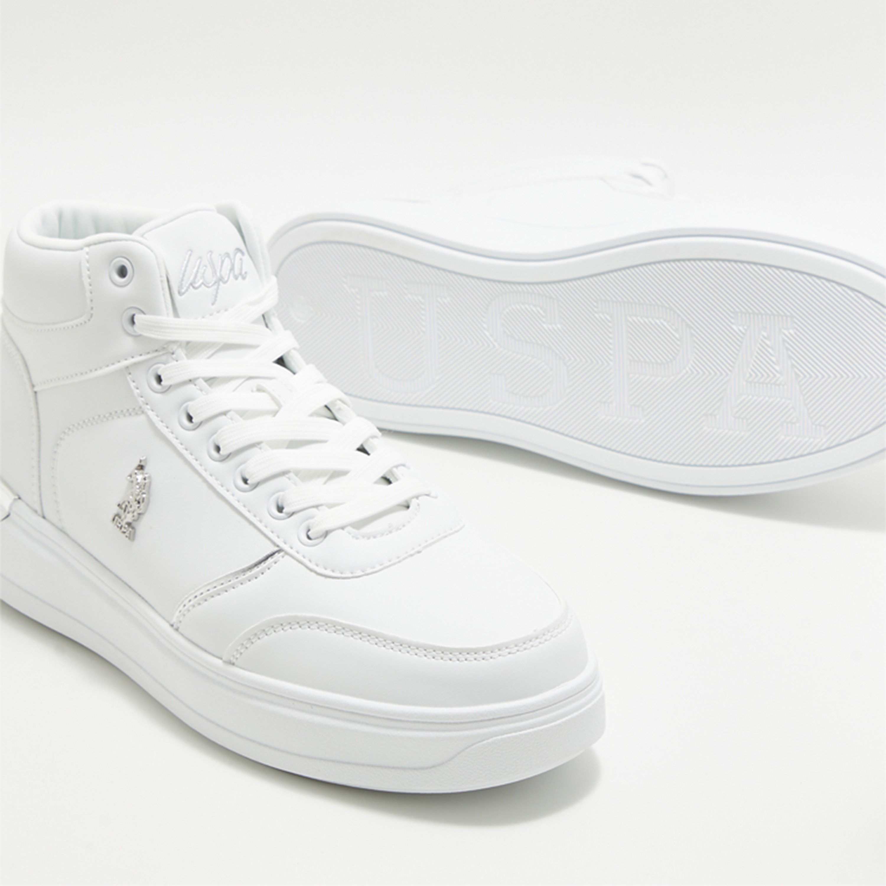 U.S. Polo Assn. Women's High Top Lace-Up Sneakers | 3FALON3PR-women-shoes-sneakers-image-4