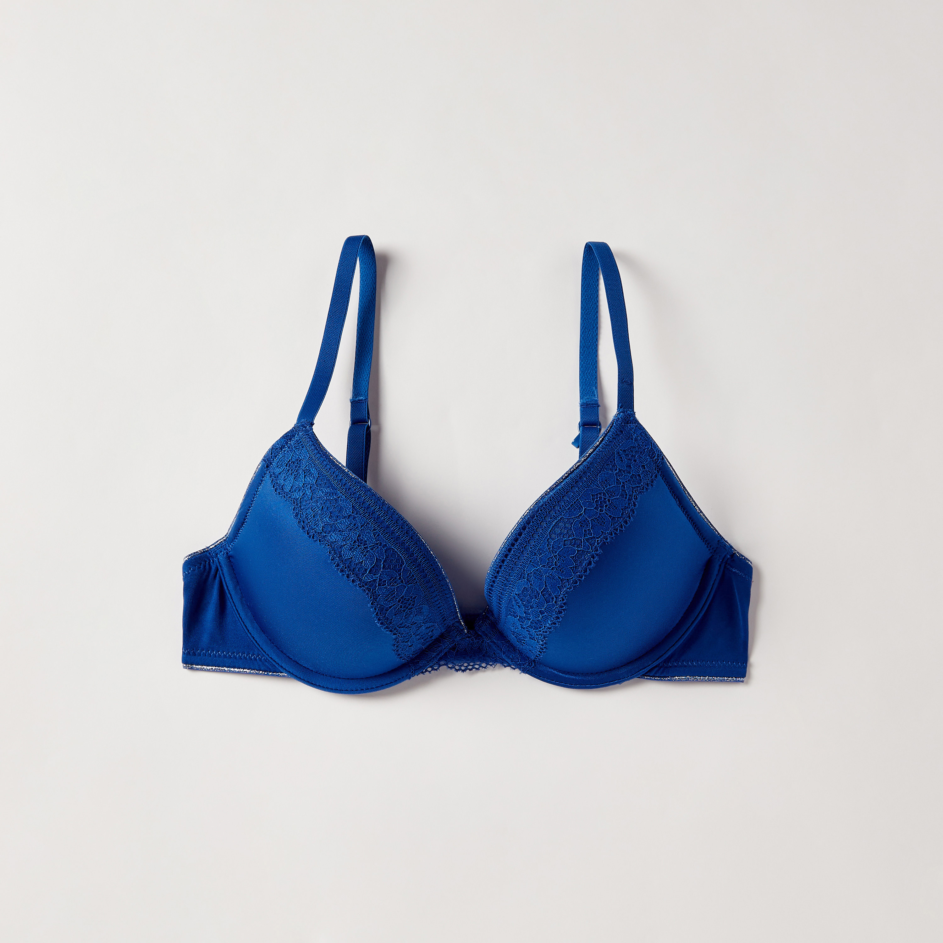صدريّة بوش أب بتفاصيل دانتيل ومشبك إغلاق من لا سينزا-women-clothing-lingerie-bras-image-6