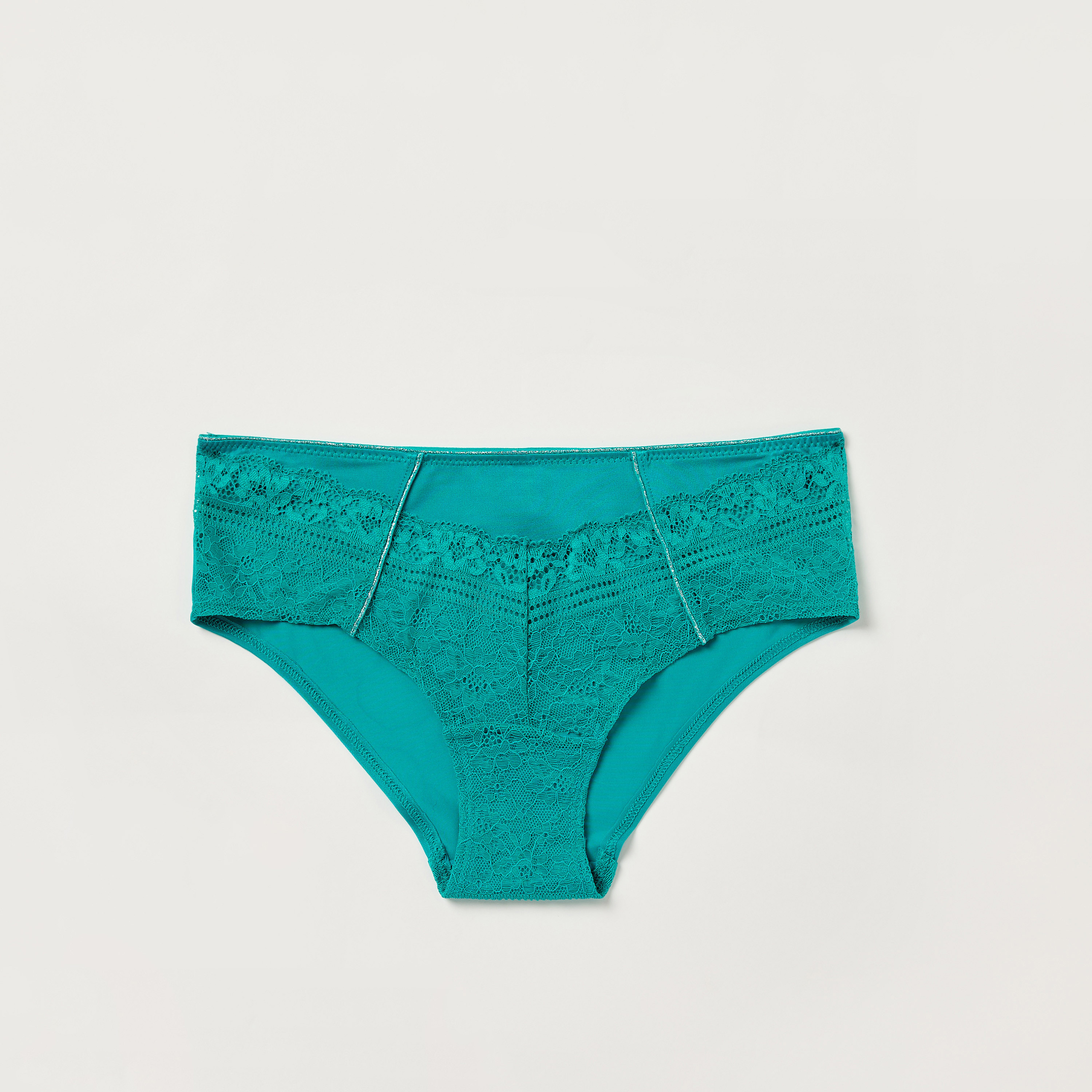 سروال داخلي هيبستر بتفاصيل دانتيل وبخصر مطاطي من لا سينزا-women-clothing-lingerie-panties-image-5