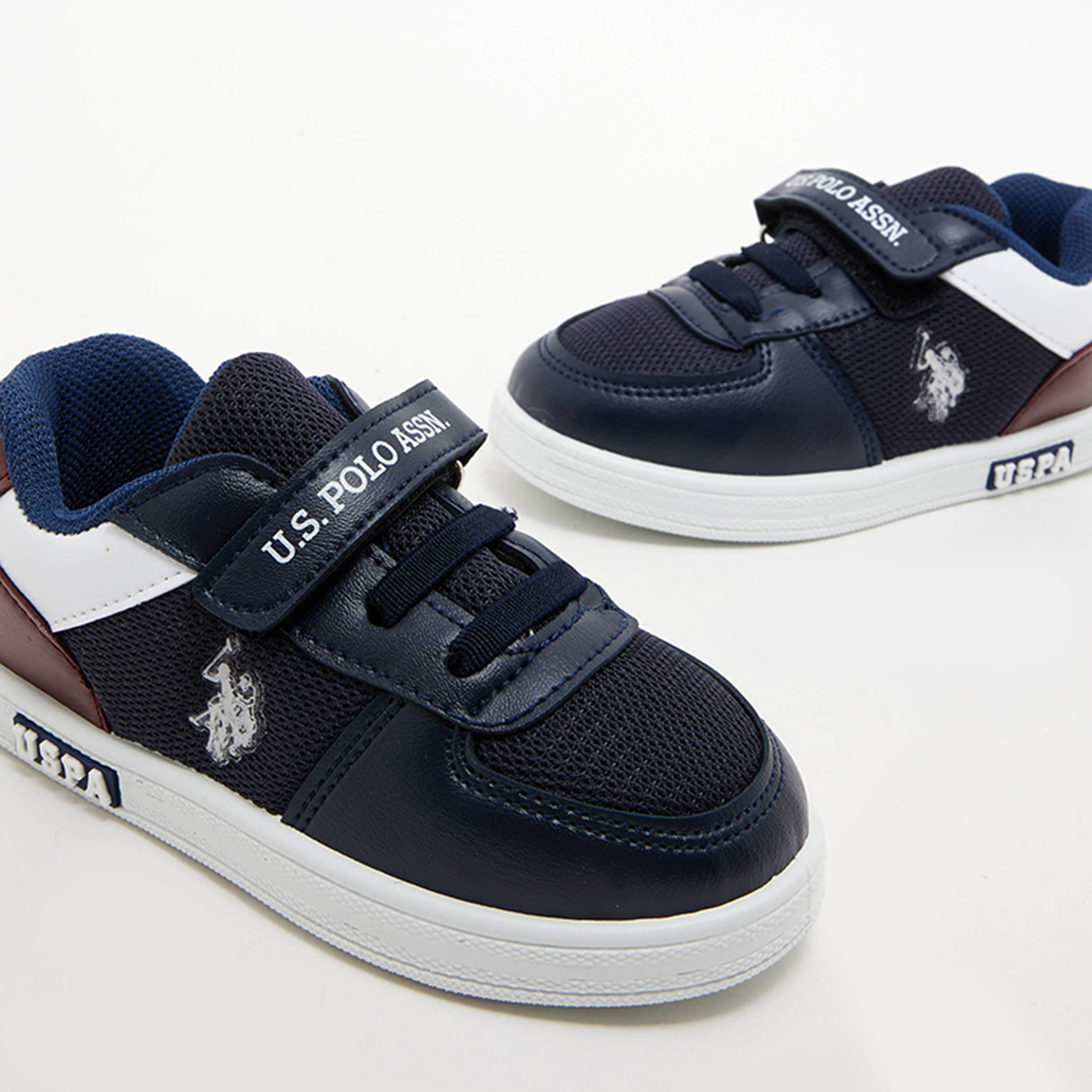 U.S. Polo Assn. Kids Sneakers with Velcro Closure | 3ICARREN3FX_JB-boys-shoes-sneakers-image-4
