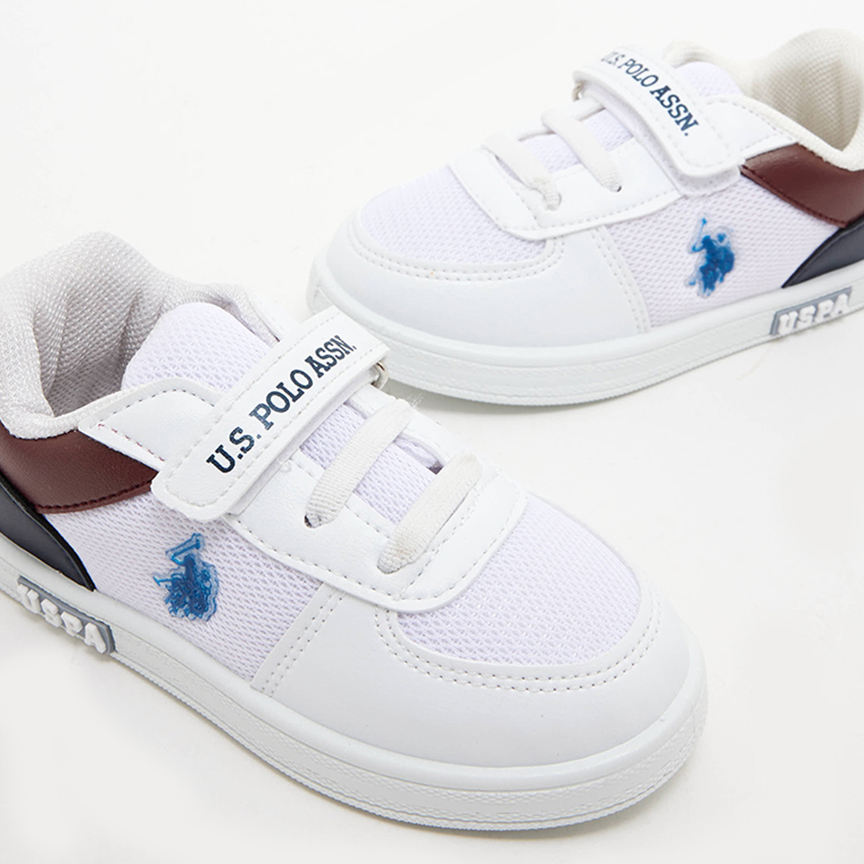 U.S. Polo Assn. Kids Sneakers with Velcro Closure | 3ICARREN3FX_JB-boys-shoes-sneakers-image-8