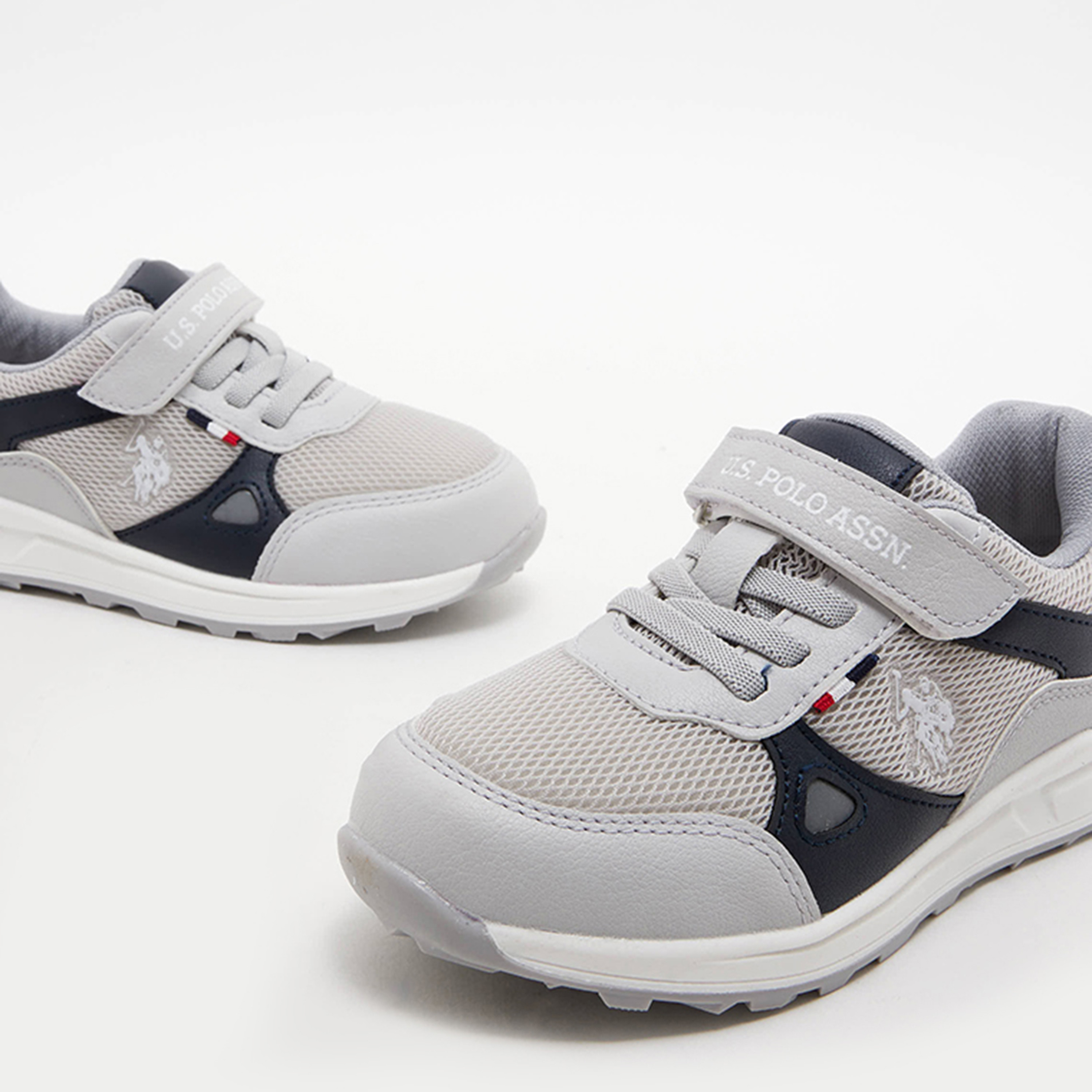 U.S. Polo Assn. Kids Sneakers with Velcro Closure | 3IESTERAS3FX-boys-shoes-sneakers-image-4
