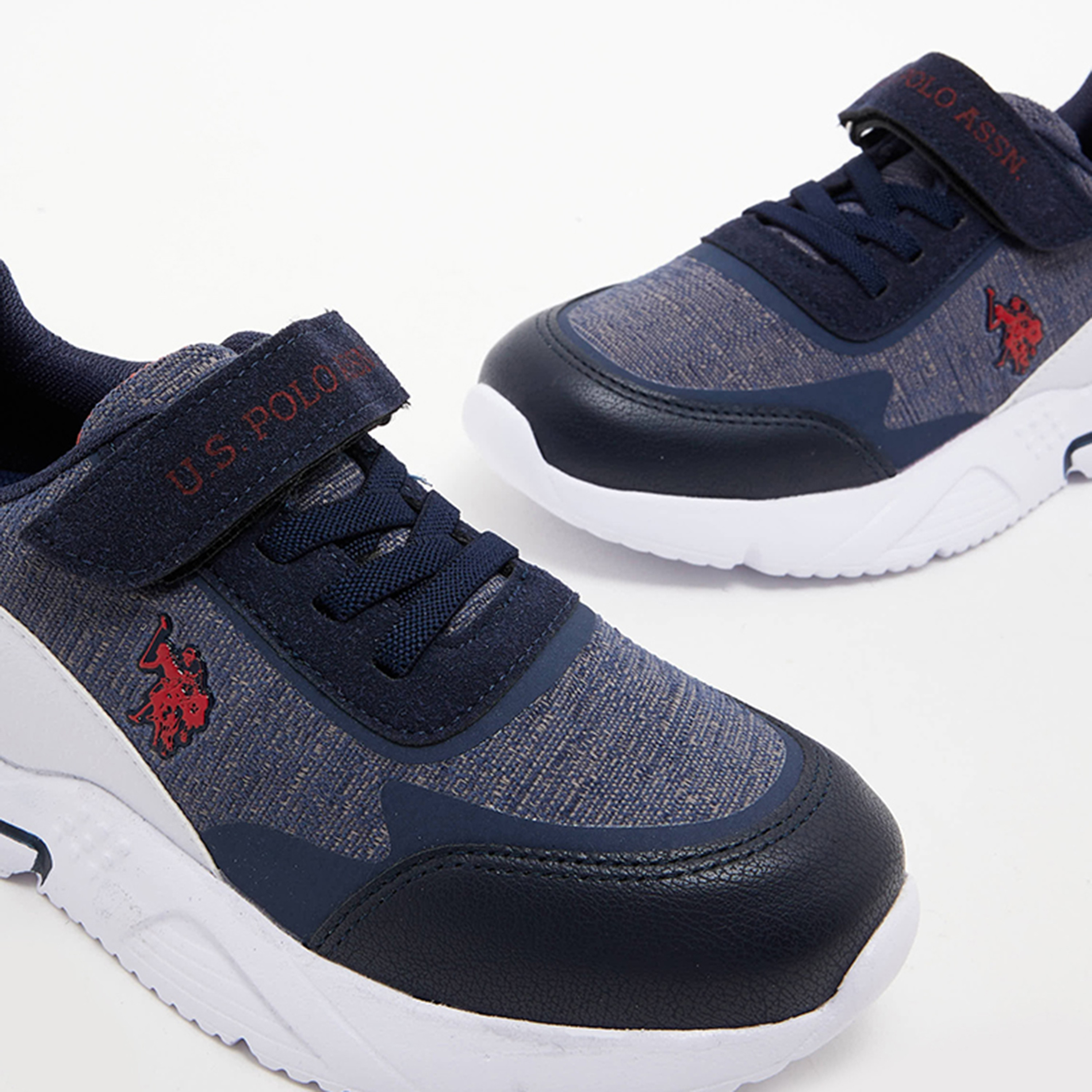 U.S. Polo Assn. Kids Sneakers with Velcro Closure | 3IJESUS3FX-boys-shoes-sneakers-image-4