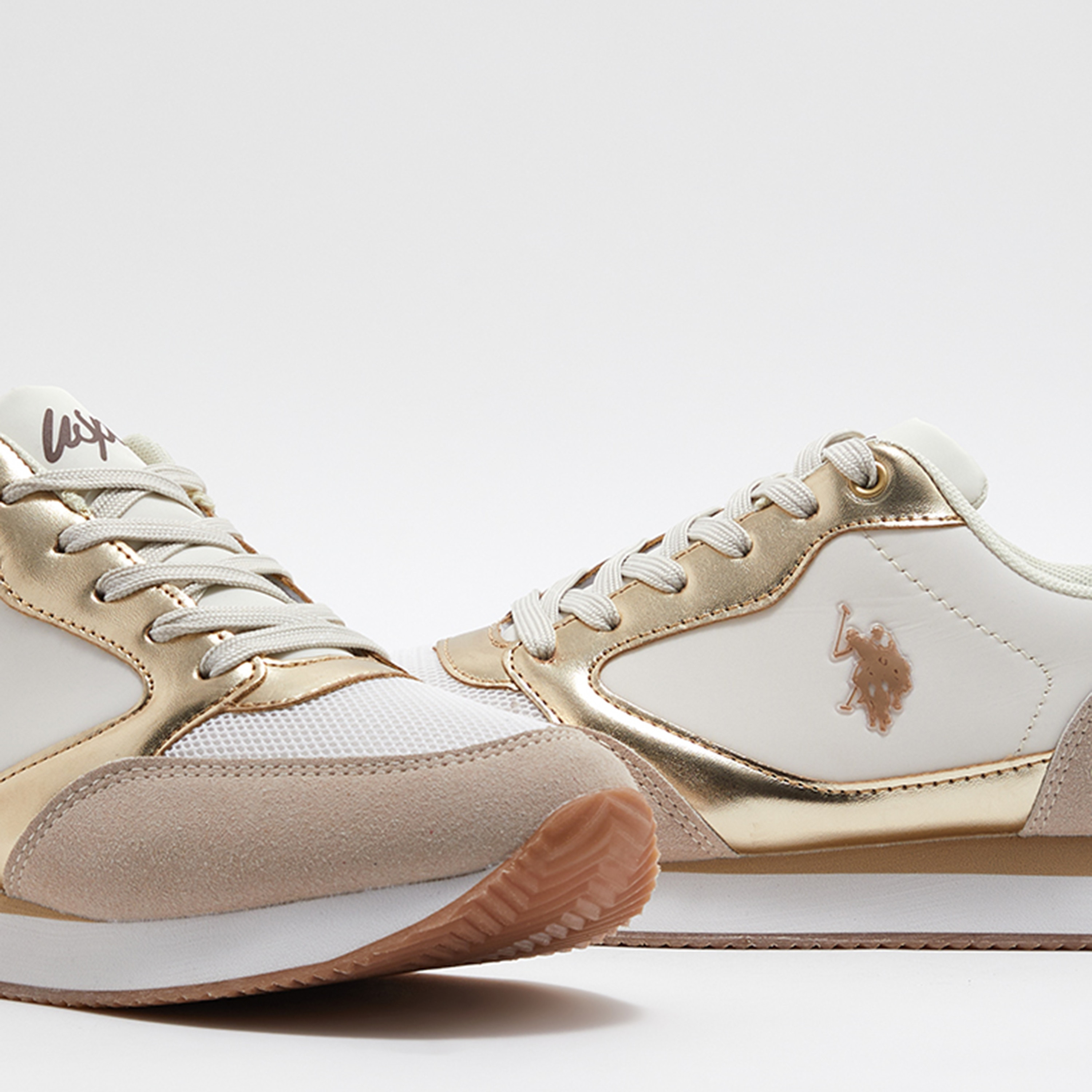 U.S. Polo Assn. Women Low Top Lace Up Sneakers - 3IPENNA3FX-women-shoes-sneakers-image-4