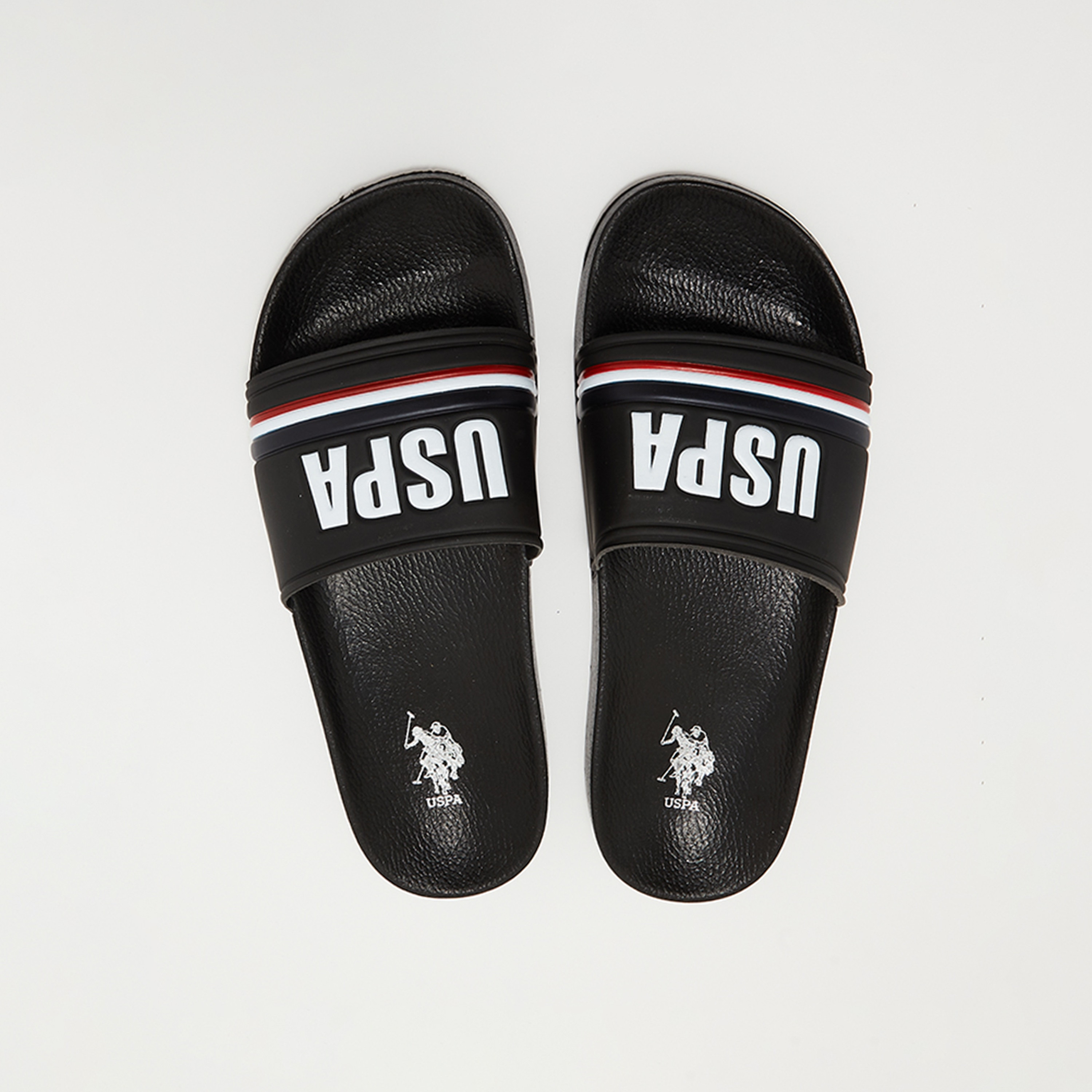 سلايدز ذو سليب آن من يو اس بولو للرجال 3M-ALVEGA-3FX-men-shoes-flipflopsandslides-image-4