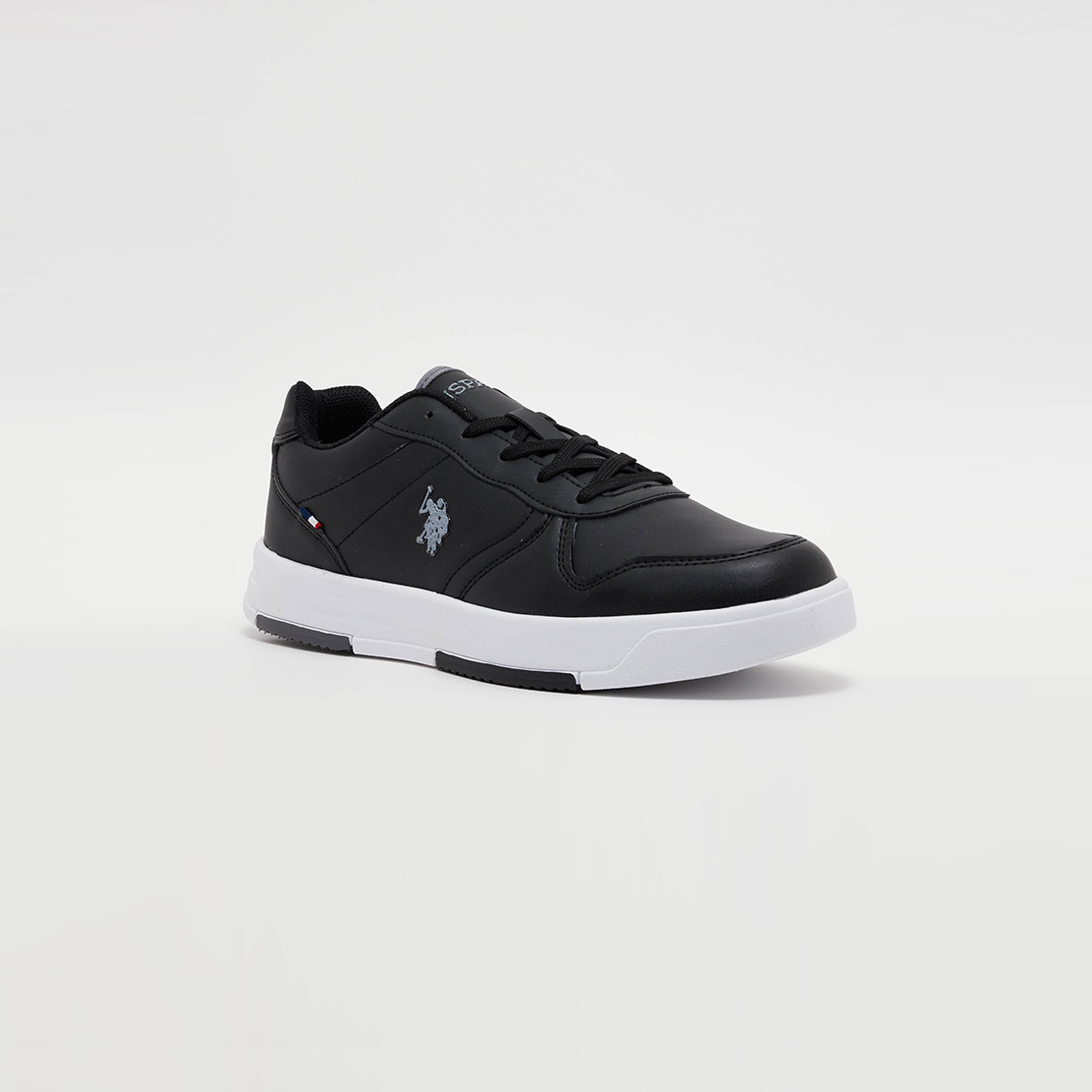 يو اس بولو أسن حذاء رياضي منخفض بأربطة للرجال اسود 3M ANDREI 3FX M BLACK | OE-men-shoes-sneakers-image-1