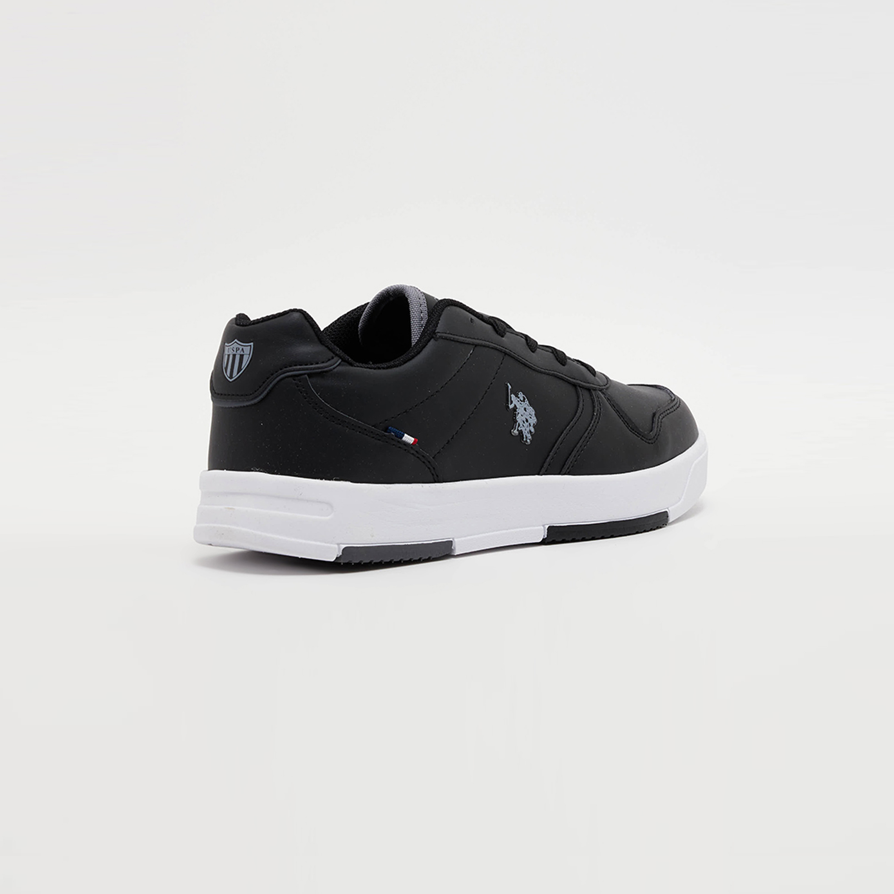 يو اس بولو أسن حذاء رياضي منخفض بأربطة للرجال اسود 3M ANDREI 3FX M BLACK | OE-men-shoes-sneakers-image-3