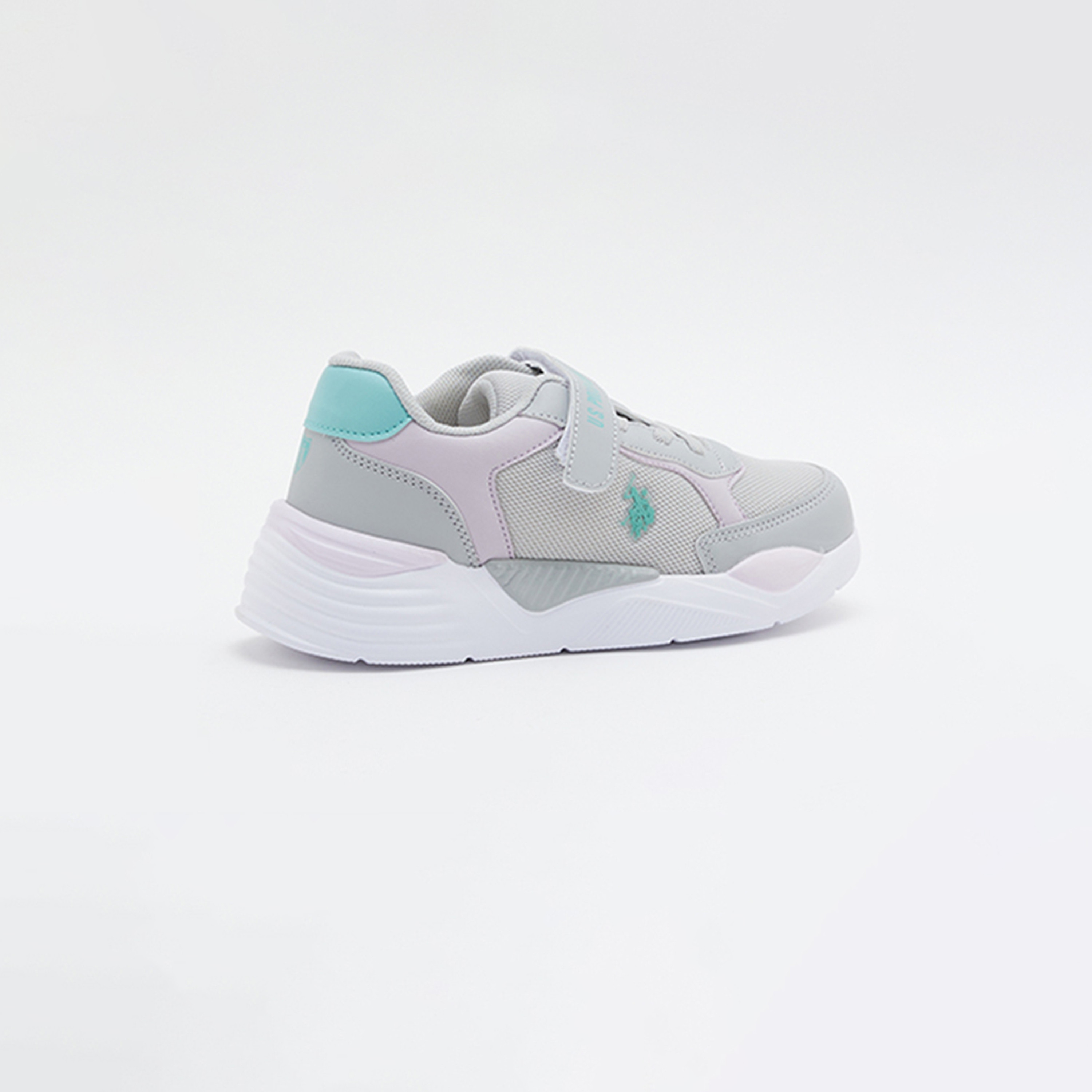 U.S. Polo Assn Kid's Sneakers with Hook & Loop Closure | 3M APRON 3FX_1-girls-shoes-sneakers-image-3