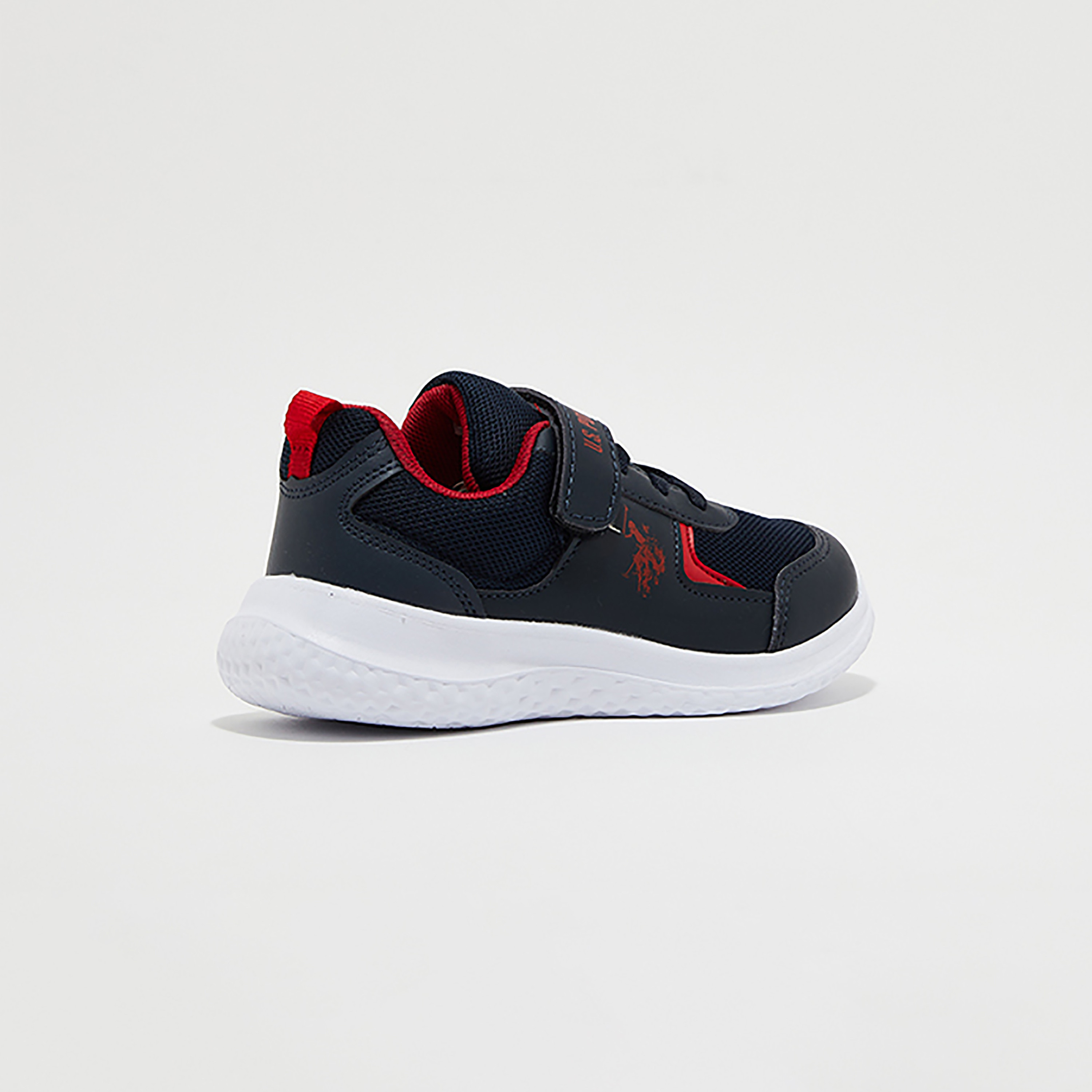 US Polo Junior Low Top Sneakers with Velcro Closure 3M-DOUGLAS-JR-3FX-girls-shoes-sneakers-image-2