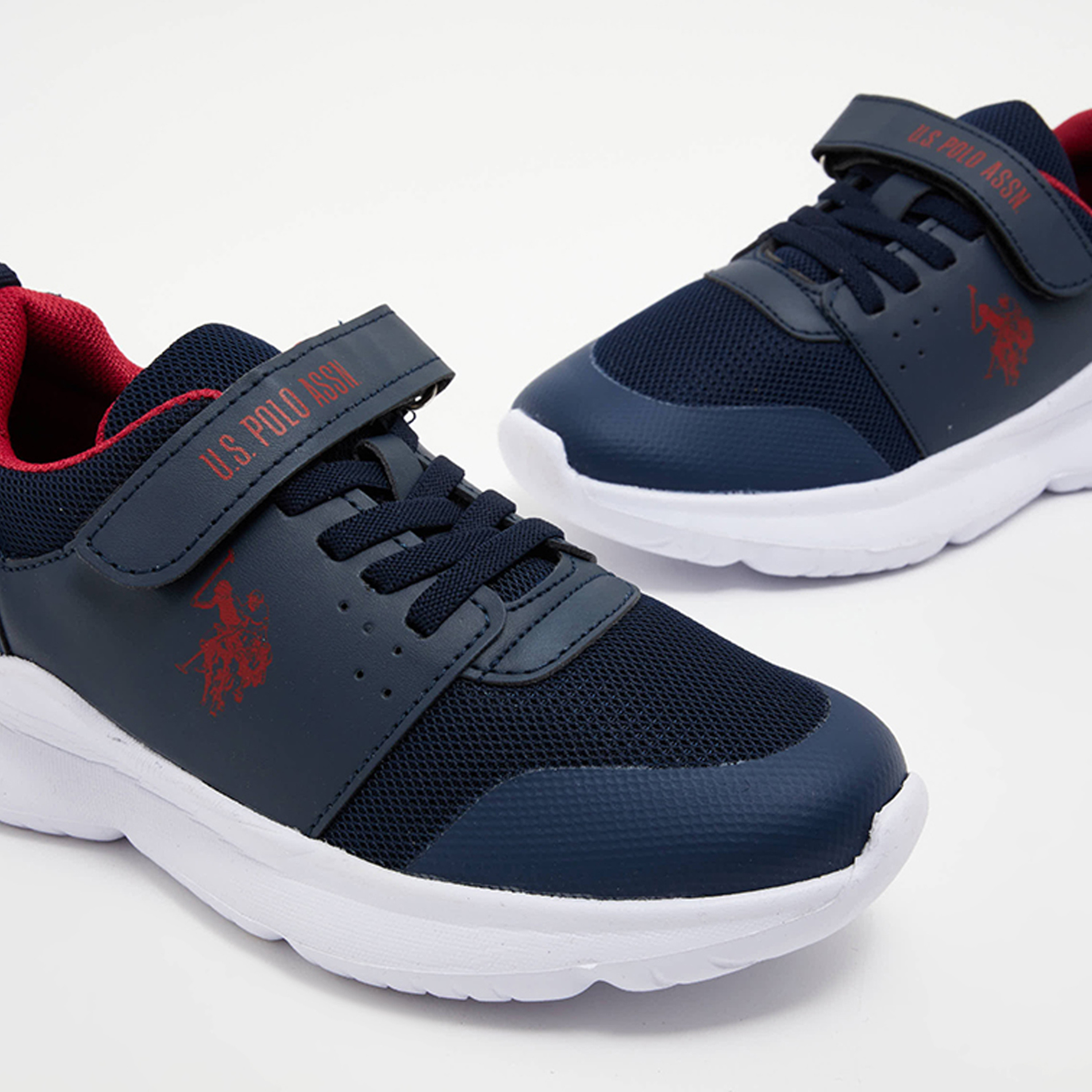 U.S. Polo Assn Kid's Sneakers with Hook & Loop Closure | 3M MONTANA JR 3FX-girls-shoes-sneakers-image-4