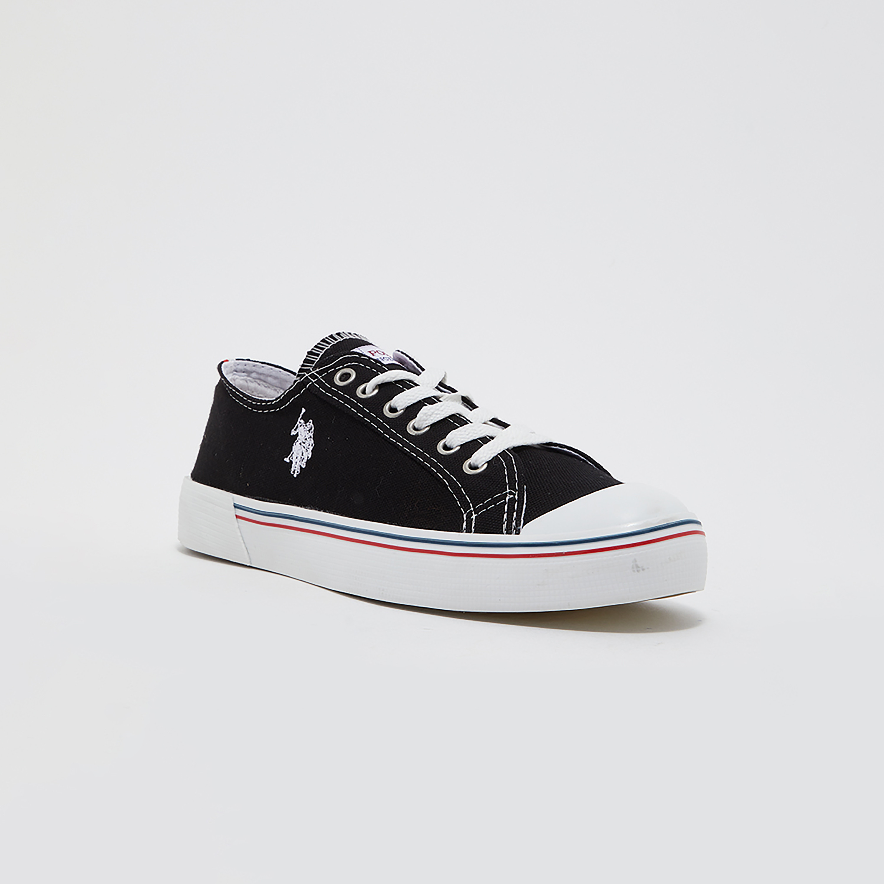 حذاء يو إس بولو للجنسين برباط علوي منخفض-women-shoes-sneakers-image-1