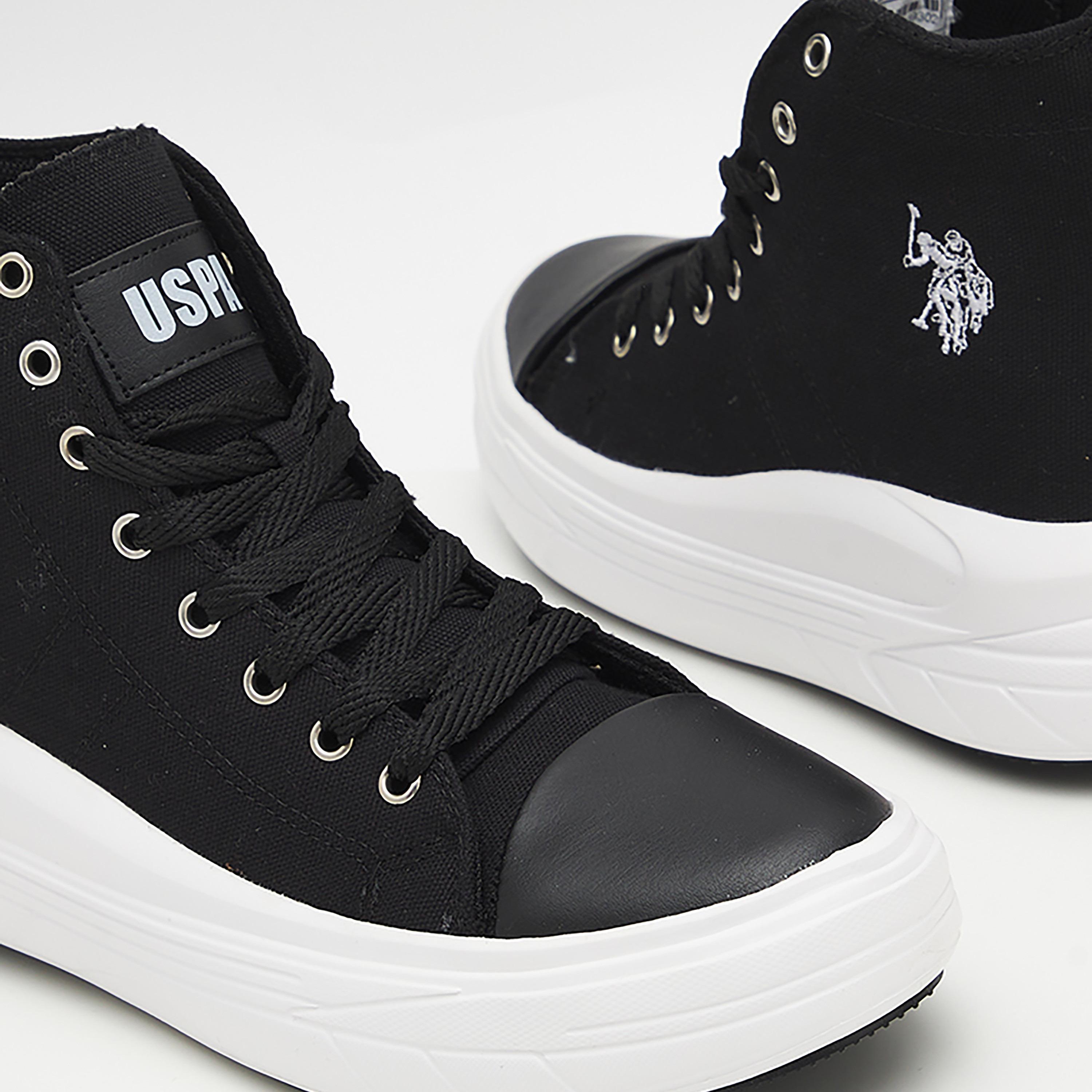 U.S. Polo Assn. Women's High Top Lace-Up Sneakers | 3M CLEMENTNE TEXBK-women-shoes-sneakers-image-4