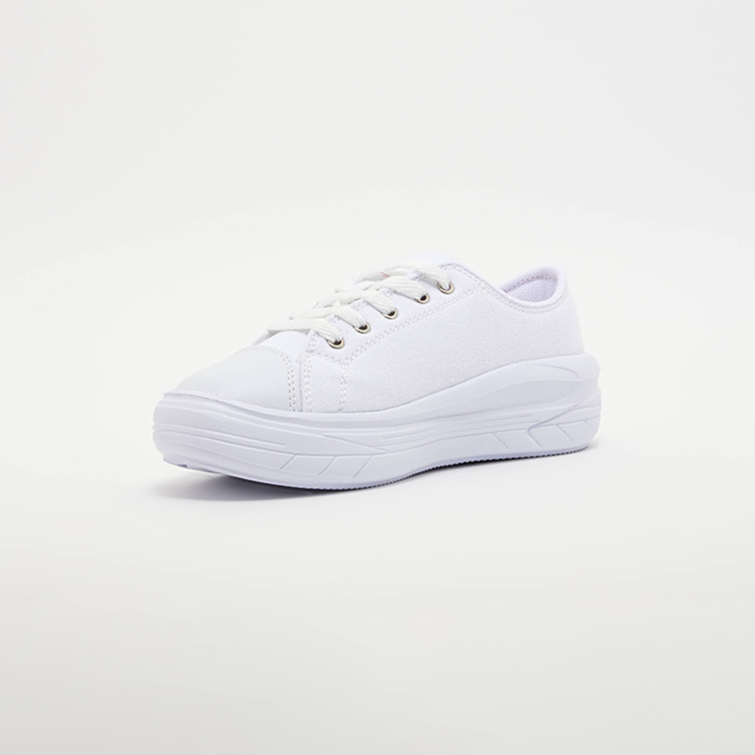 U.S. Polo Assn. Kids Lace-Up Canvas Sneakers | 3M CLEME TEX JR 3FX-girls-shoes-sneakers-image-3