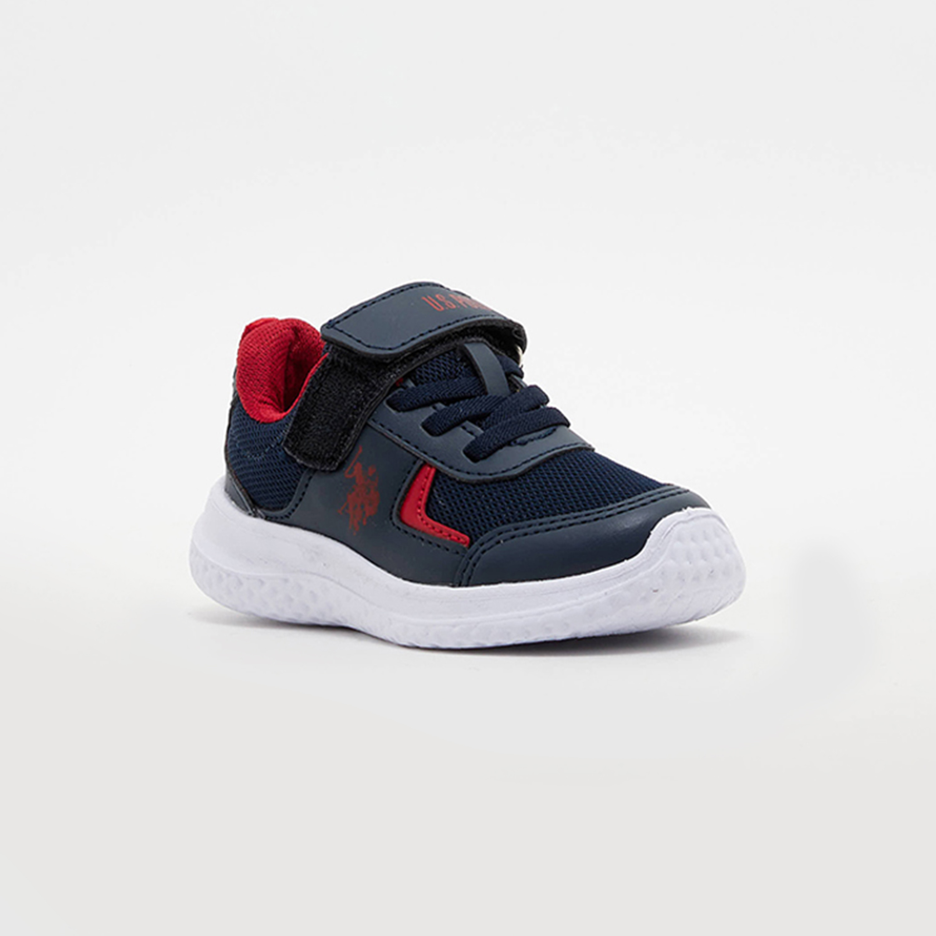  3MDOUGLASJR3FX2 | حذاء سنيكرز رياضي من يو إس بولو أسن للأطفال بإغلاق فيلكرو-boys-shoes-sneakers-image-1
