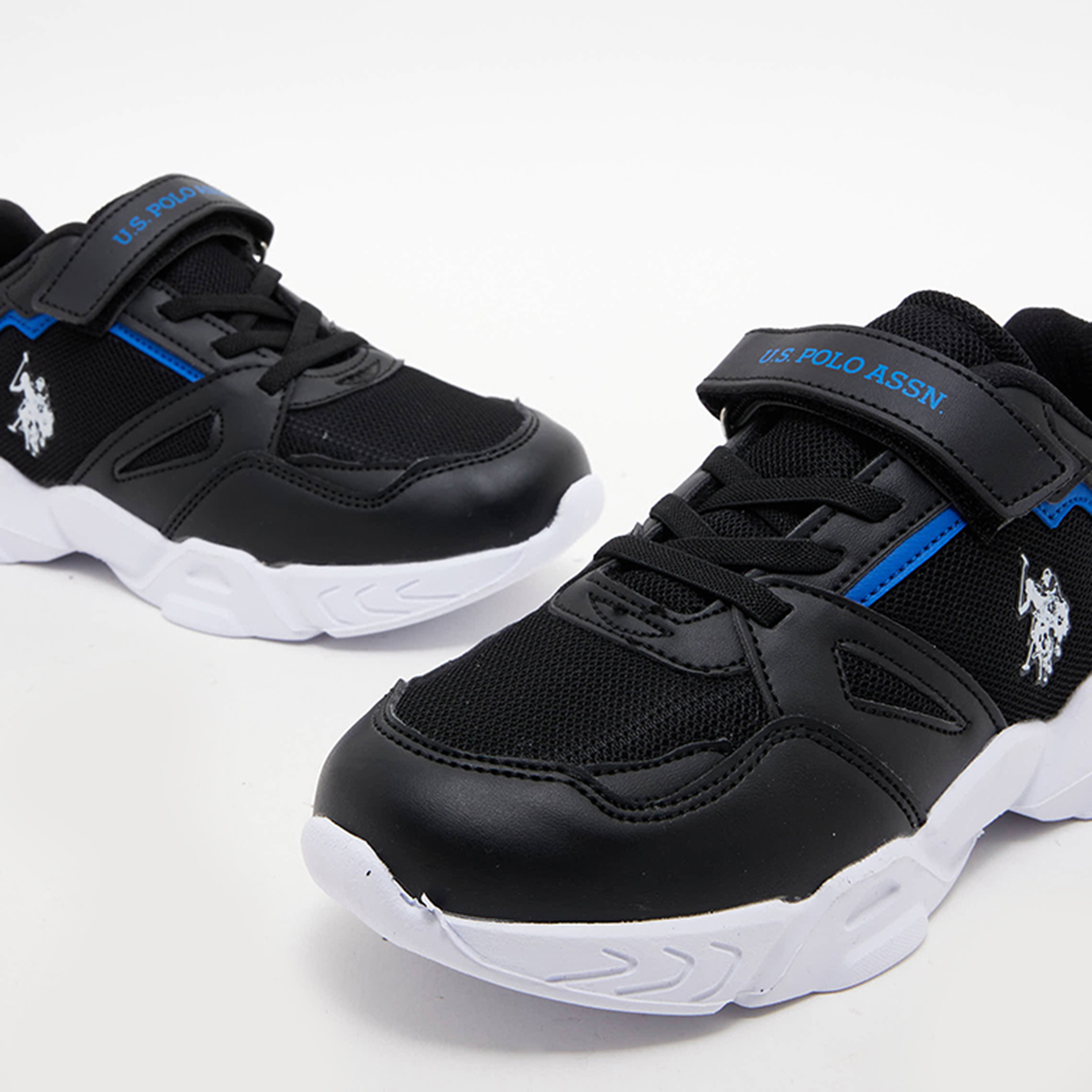 U.S. Polo Assn. Kids Sneakers with Velcro Closure | 3MHOLDJR3FX-boys-shoes-sneakers-image-4