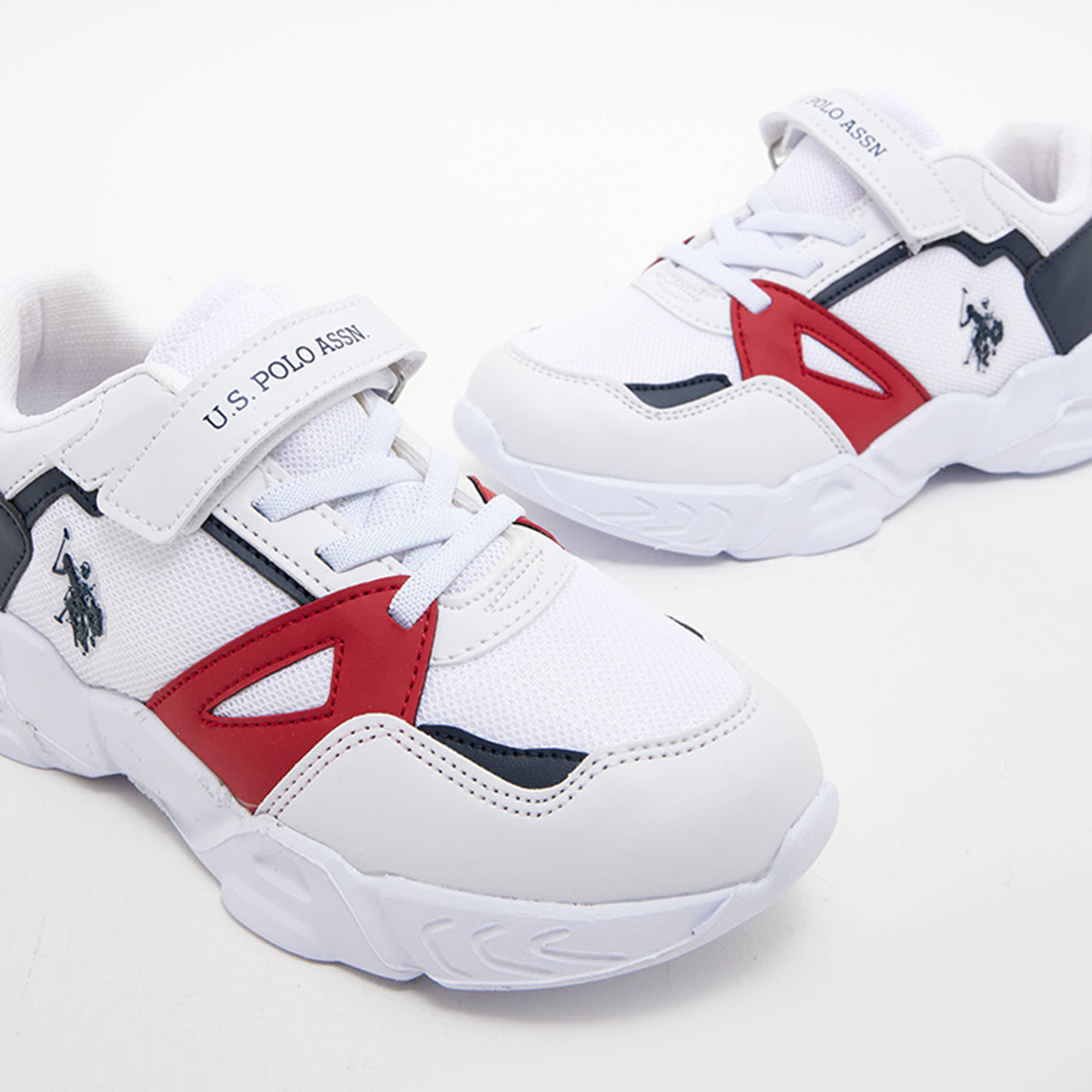U.S. Polo Assn. Kids Sneakers with Velcro Closure | 3MHOLDJR3FX-boys-shoes-sneakers-image-8
