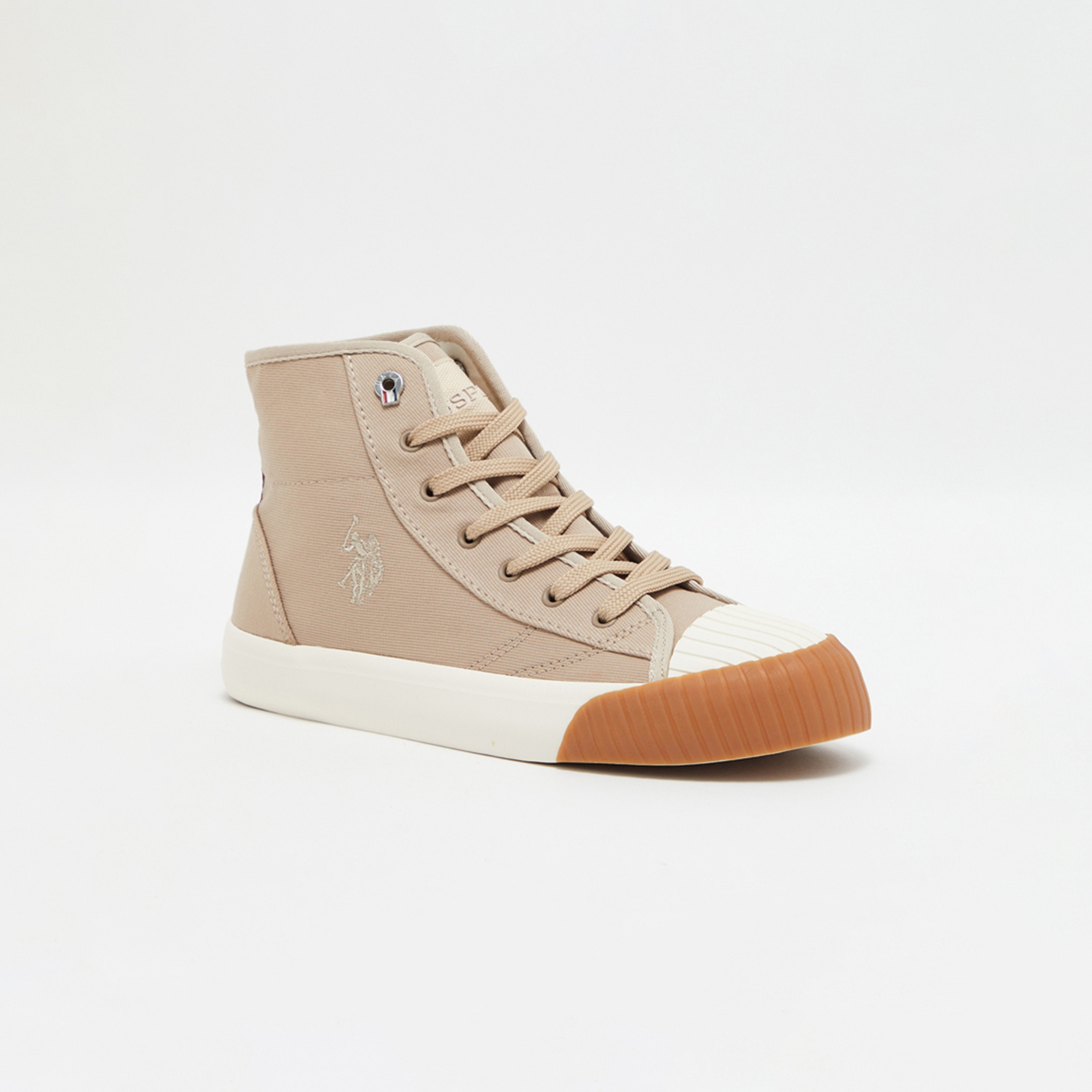 U.S. Polo Assn. Women's Mid Top Lace-Up Sneakers | 3M NIKOTA 3FX-women-shoes-sneakers-image-1