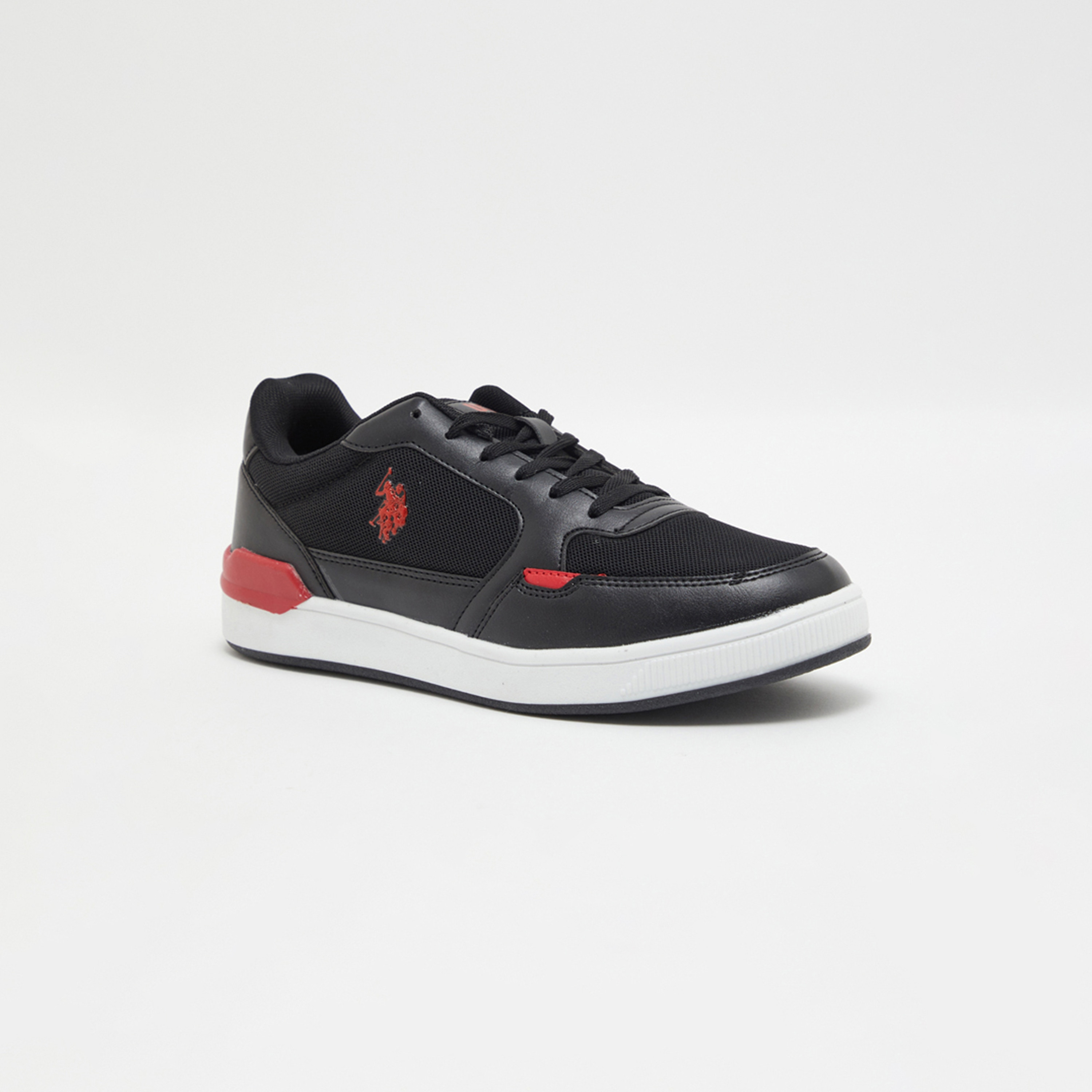 حذاء سنيكرز رياضي رجالي من من يو إس بولو أسن برباط علوي مع منخفض | 3M PARK 3FX-men-shoes-sneakers-image-5