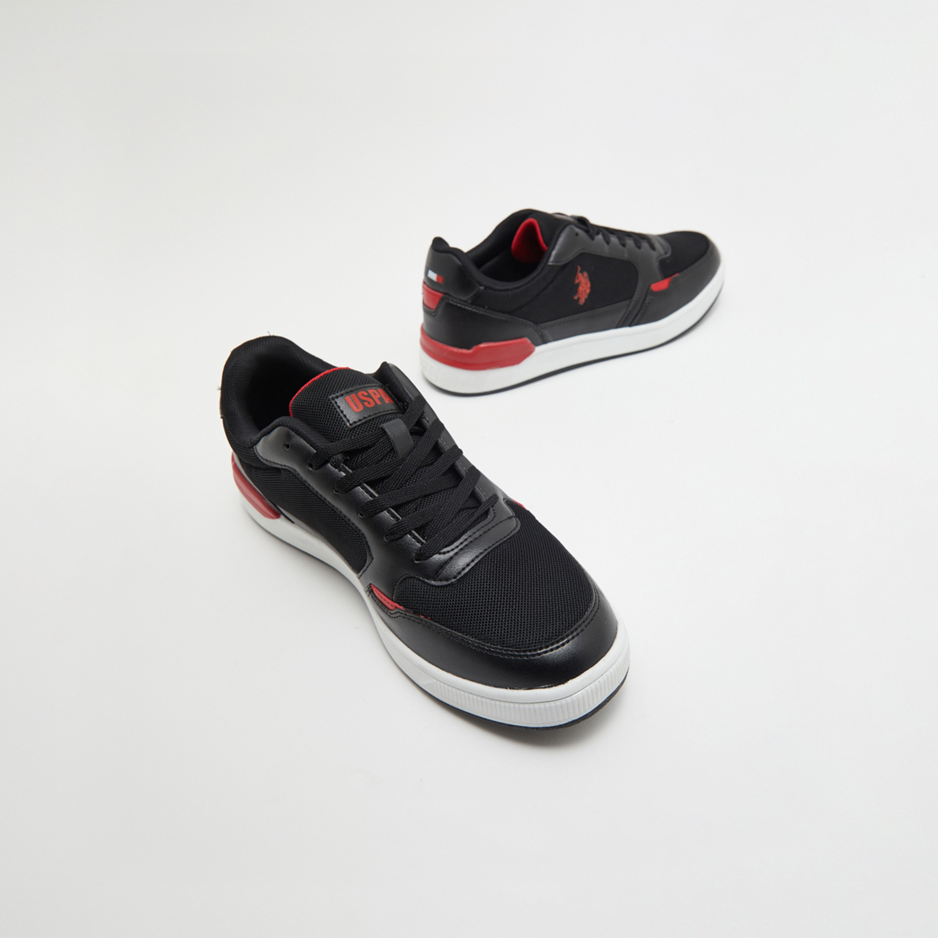 حذاء سنيكرز رياضي رجالي من من يو إس بولو أسن برباط علوي مع منخفض | 3M PARK 3FX-men-shoes-sneakers-image-8
