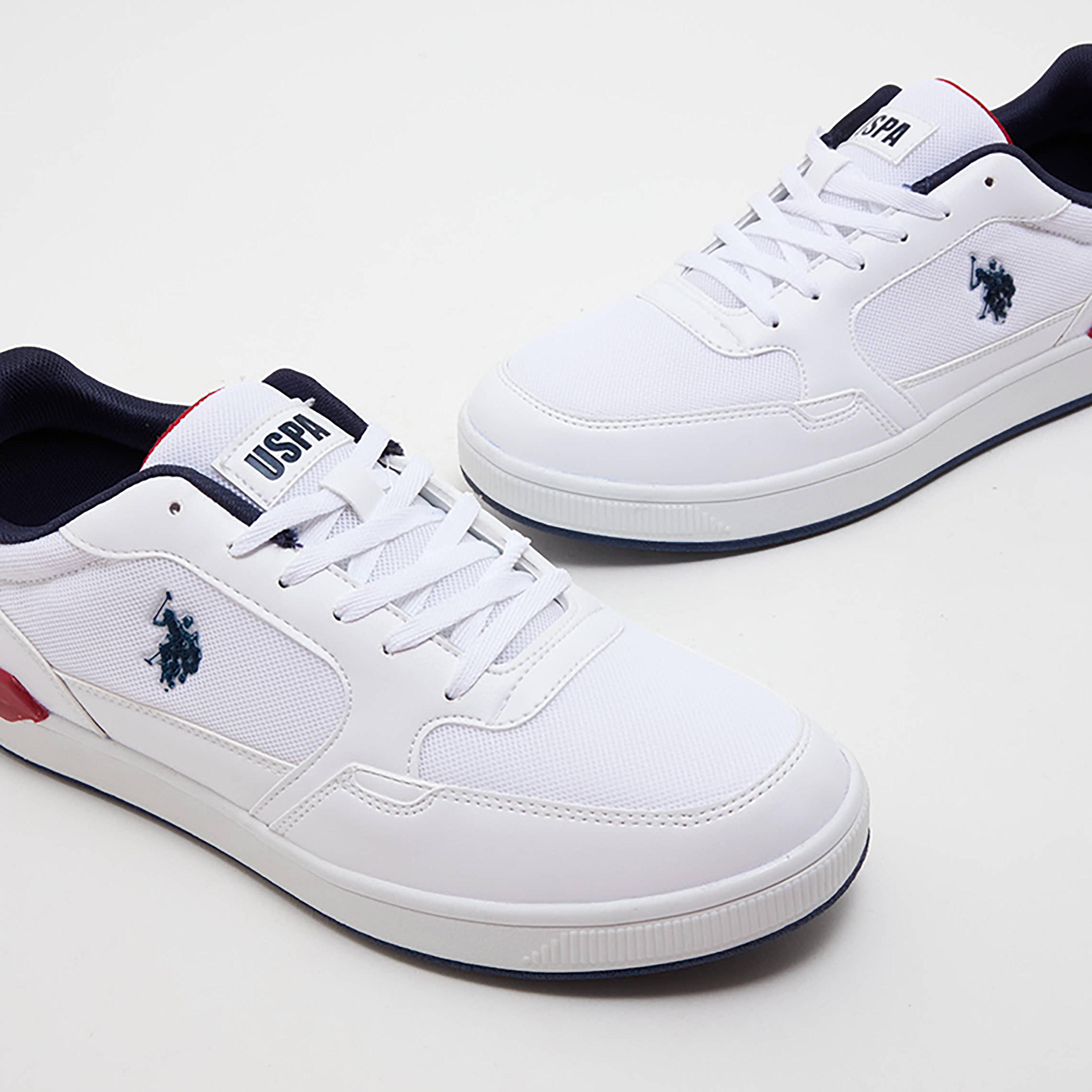 حذاء سنيكرز رياضي رجالي من من يو إس بولو أسن برباط علوي مع منخفض | 3M PARK 3FX-men-shoes-sneakers-image-4