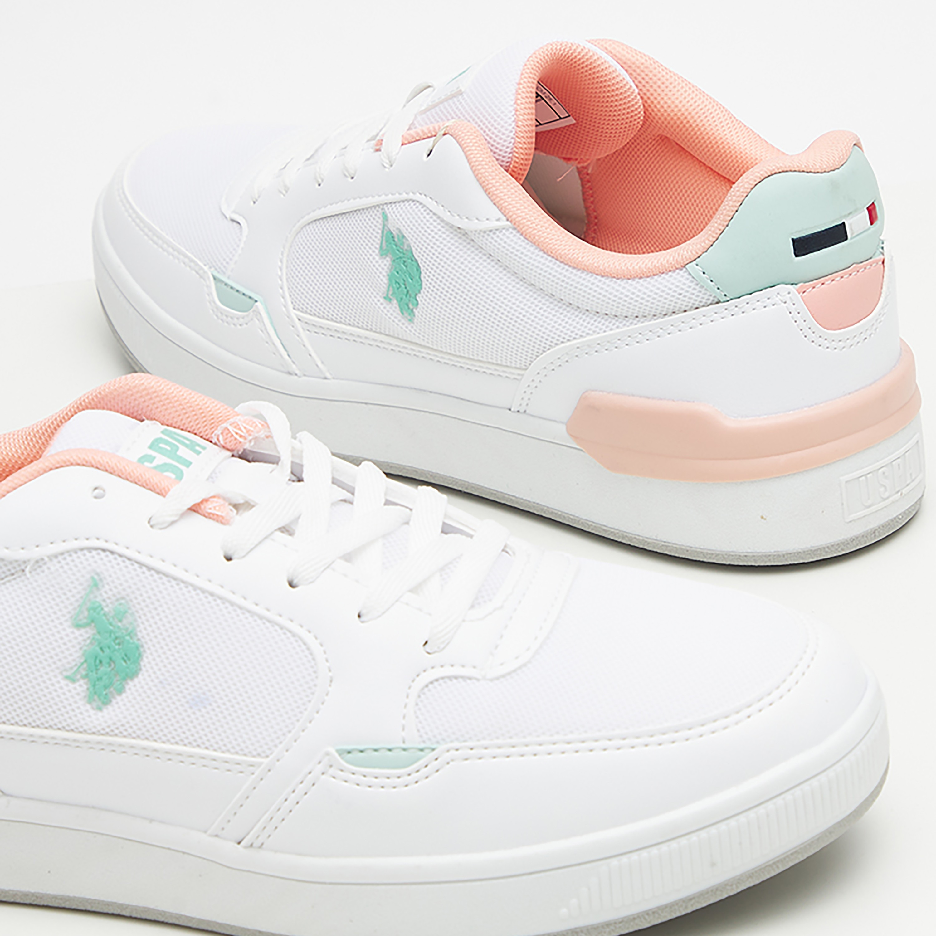 U.S. Polo Assn. Women's Low Top Lace-Up Sneakers | 3M PARK WMN 3FX-women-shoes-sneakers-image-4