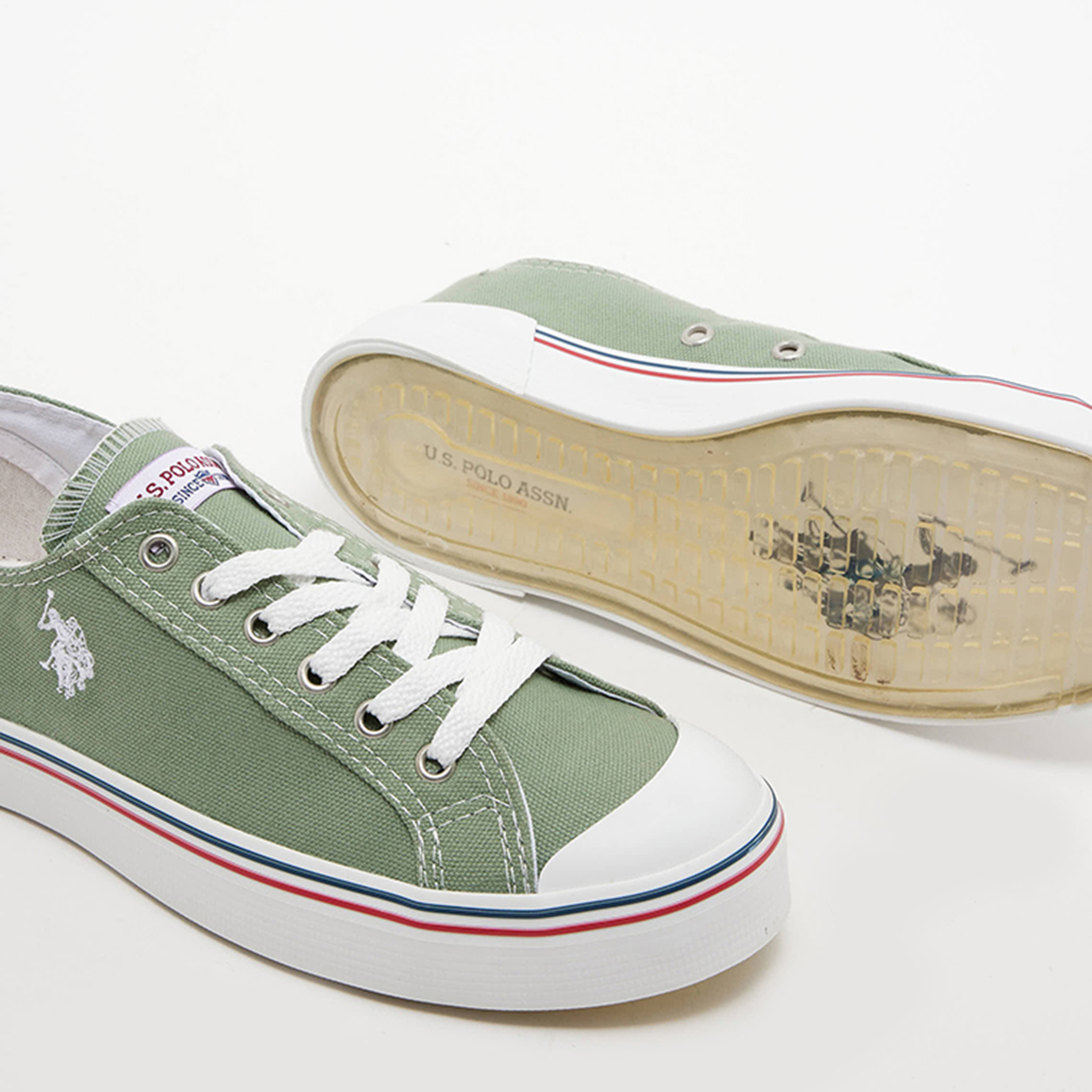  3MPENELOPE3FX_1 | حذاء سنيكرز رياضي نسائي من من يو إس بولو أسن برباط علوي من قماش الكتاني-women-shoes-sneakers-image-4