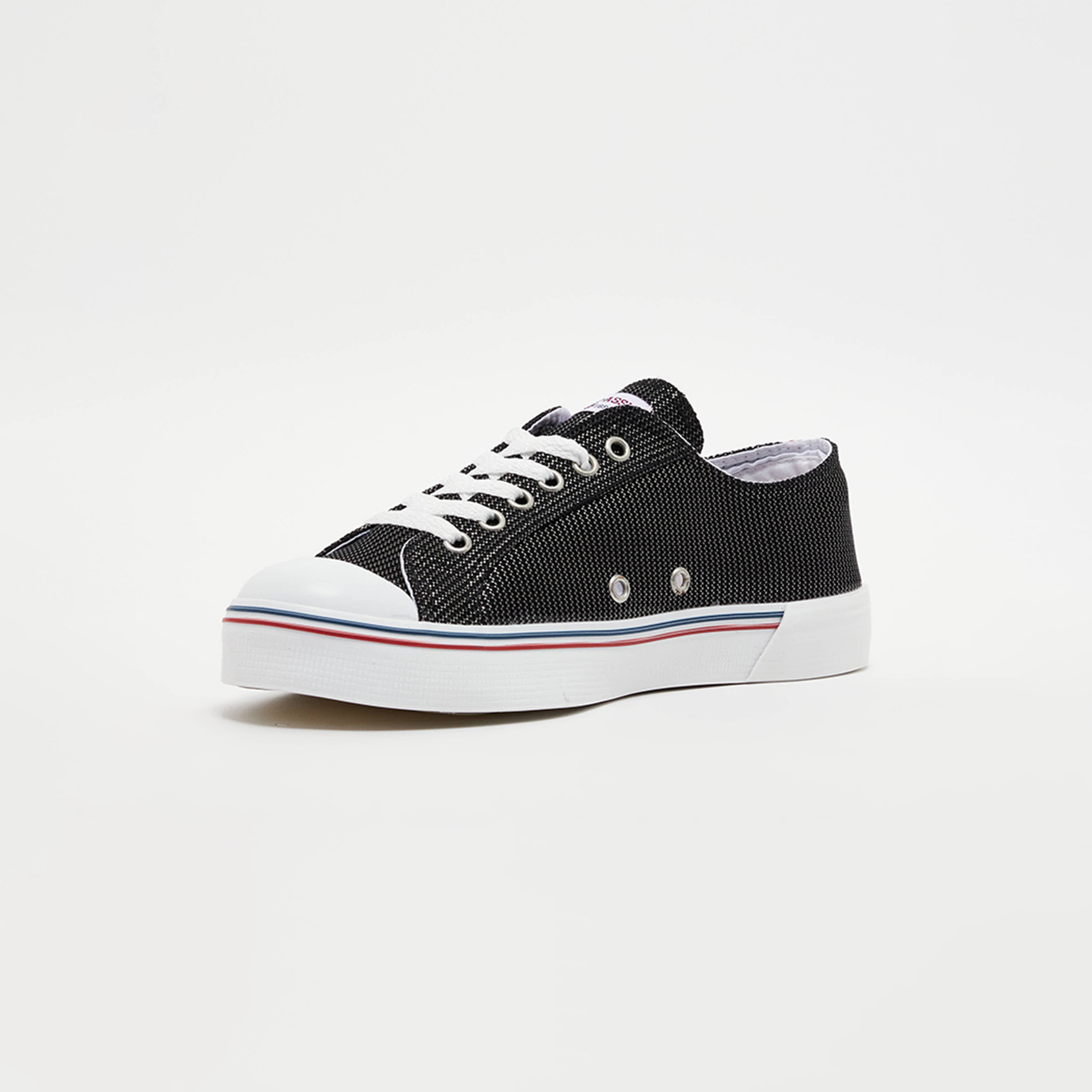 U.S. Polo Assn. Women Lace-Up Canvas Sneakers | 3M PENELOPE 3FX_Coal-women-shoes-sneakers-image-3