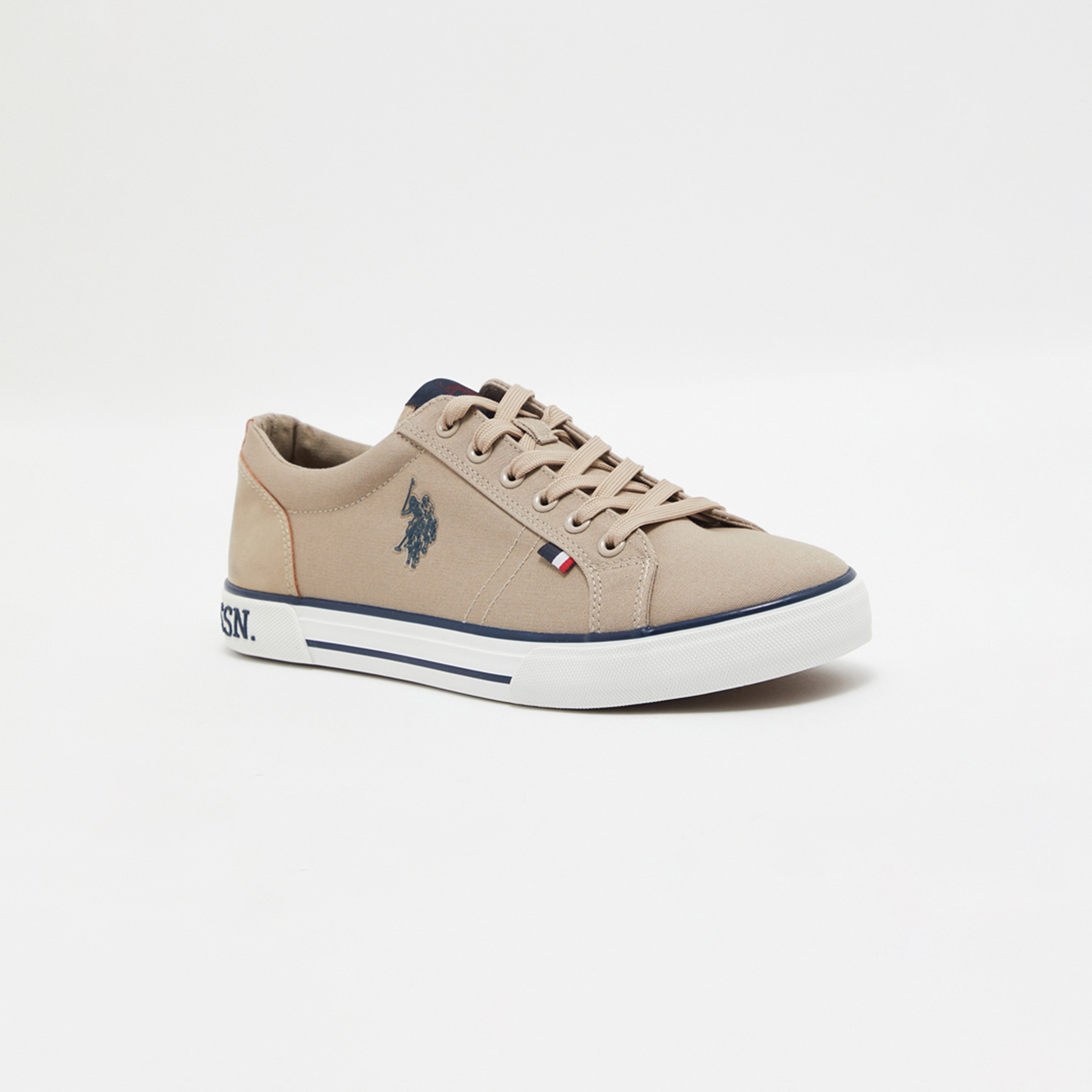 Men's polo cheap canvas sneakers