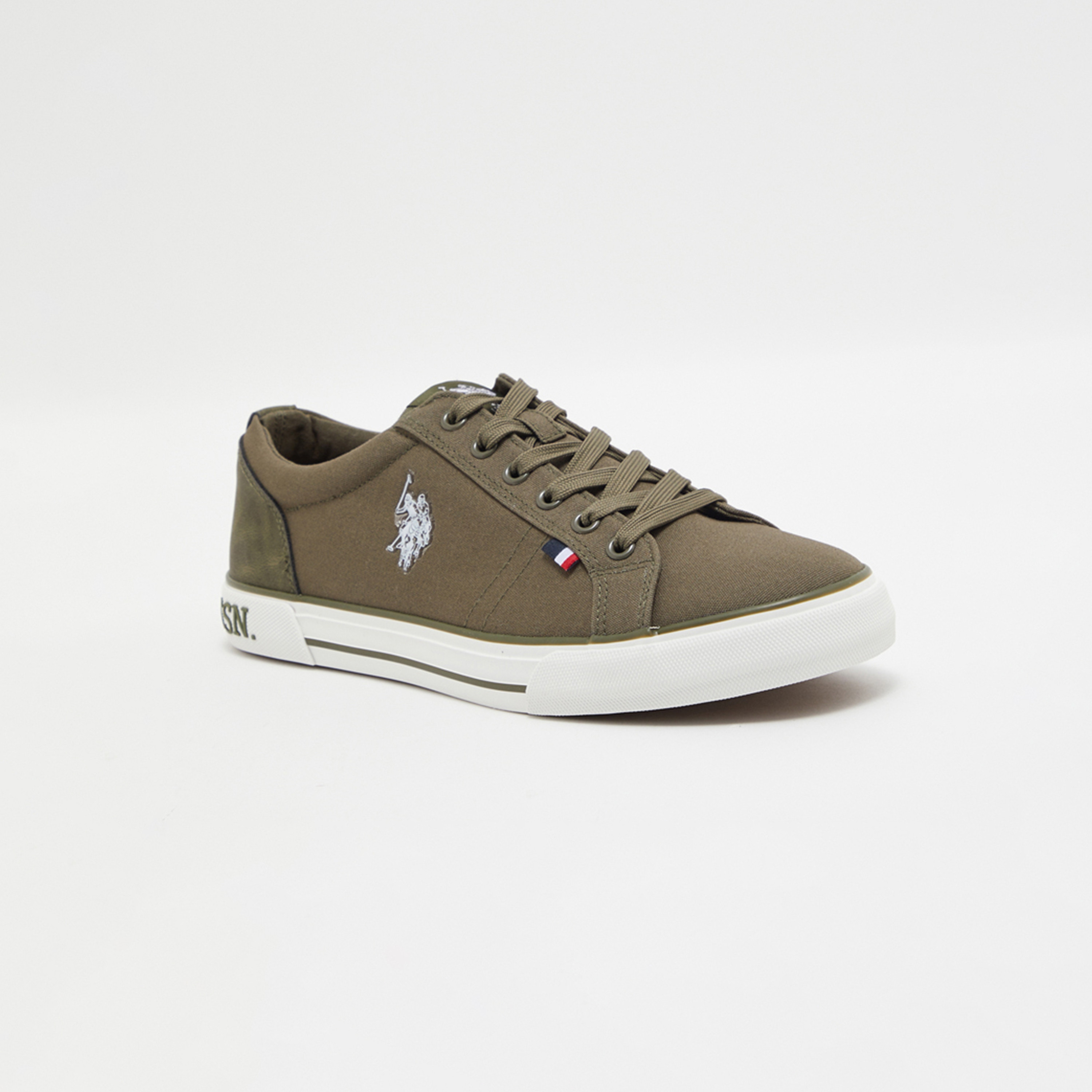حذاء رياضي قماشي برباط علوي منخفض للرجال من يو اس بولو اسن | 3M TEO 3FX-men-shoes-sneakers-image-1