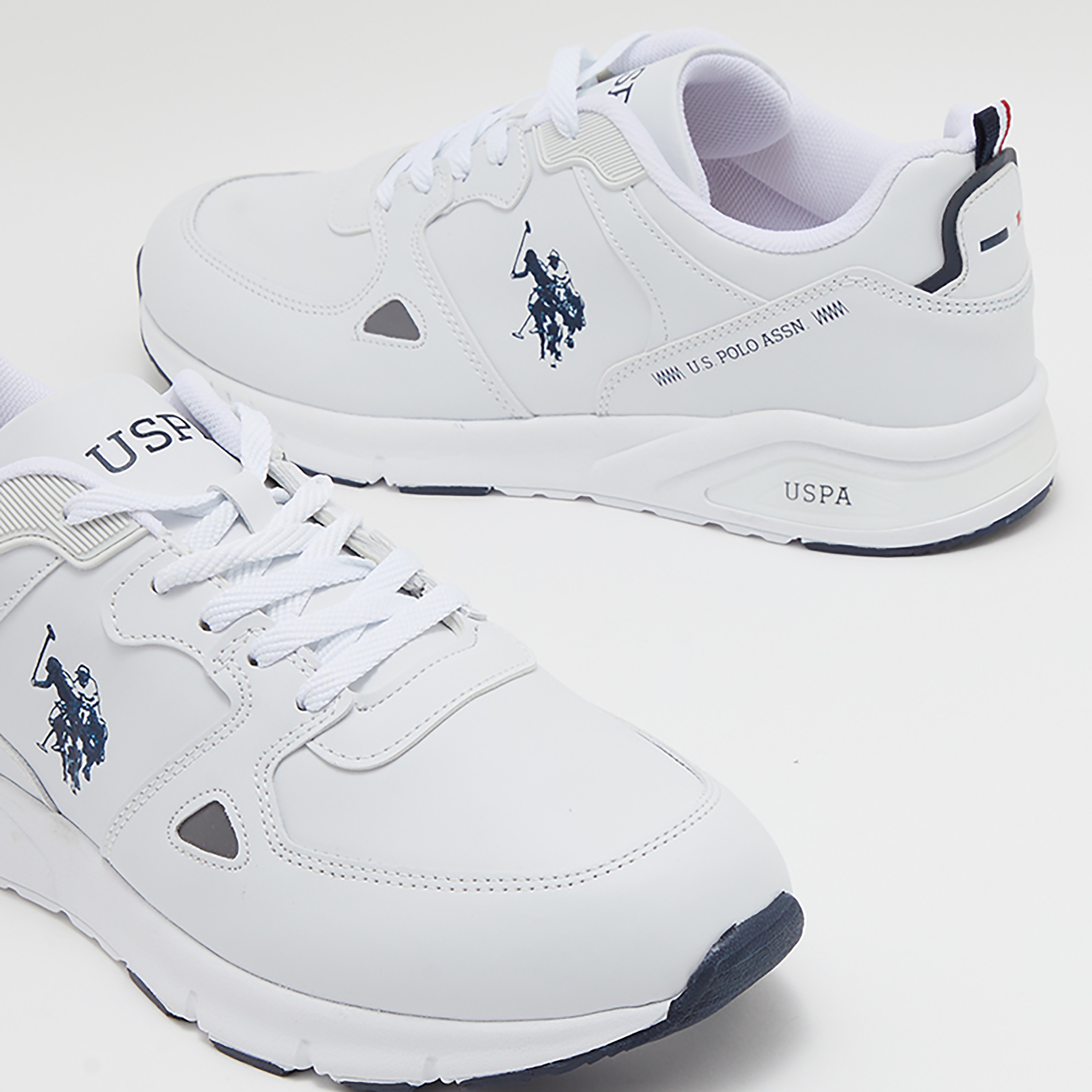 حذاء سنيكرز رياضي رجالي من من يو إس بولو أسن برباط علوي مع منخفض | 3M VANCE SUMMER 3FX-men-shoes-sneakers-image-4