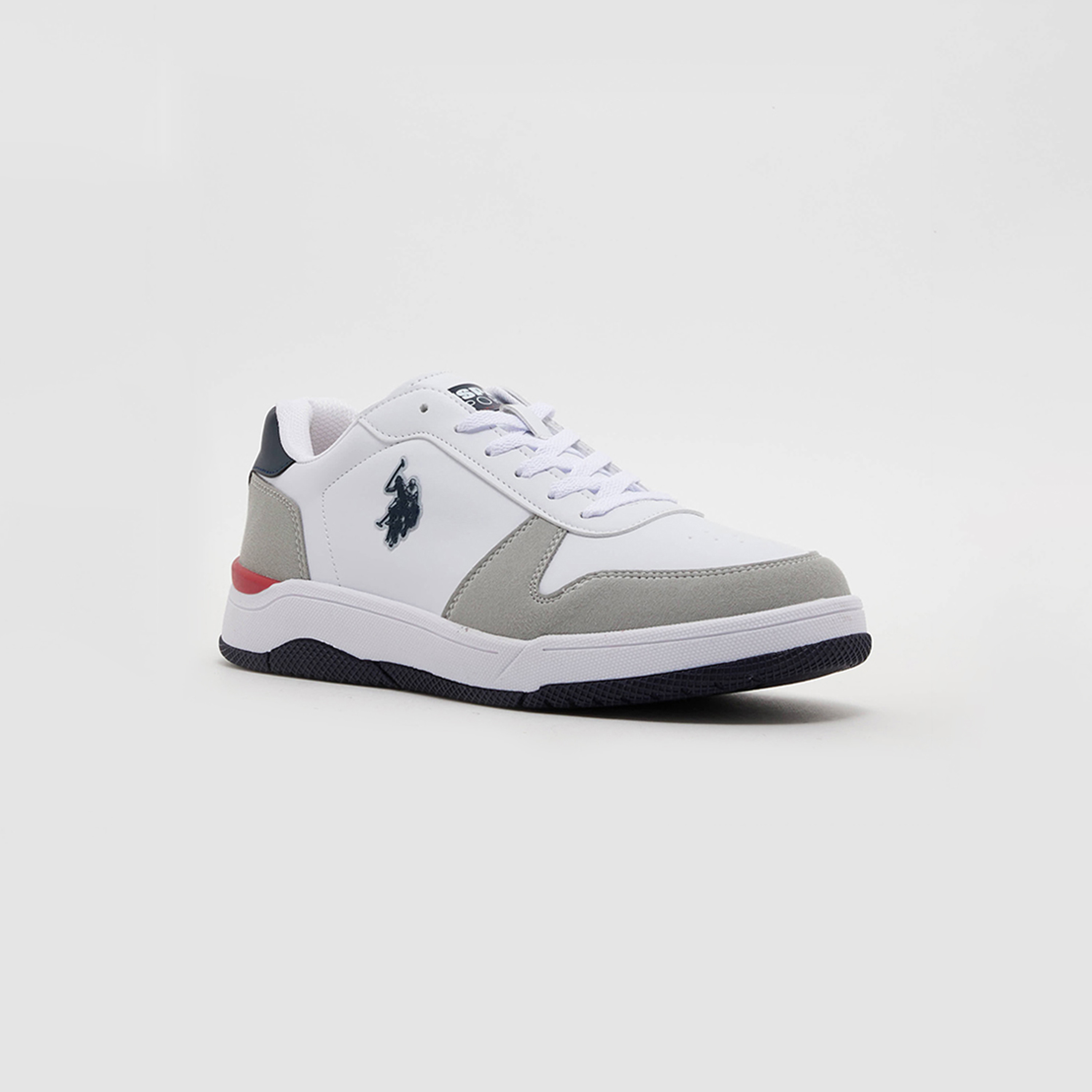 U.S. Polo Assn. Men Low Ankle Lace Up Sneakers | 3MZEUS3FX_1-men-shoes-sneakers-image-1