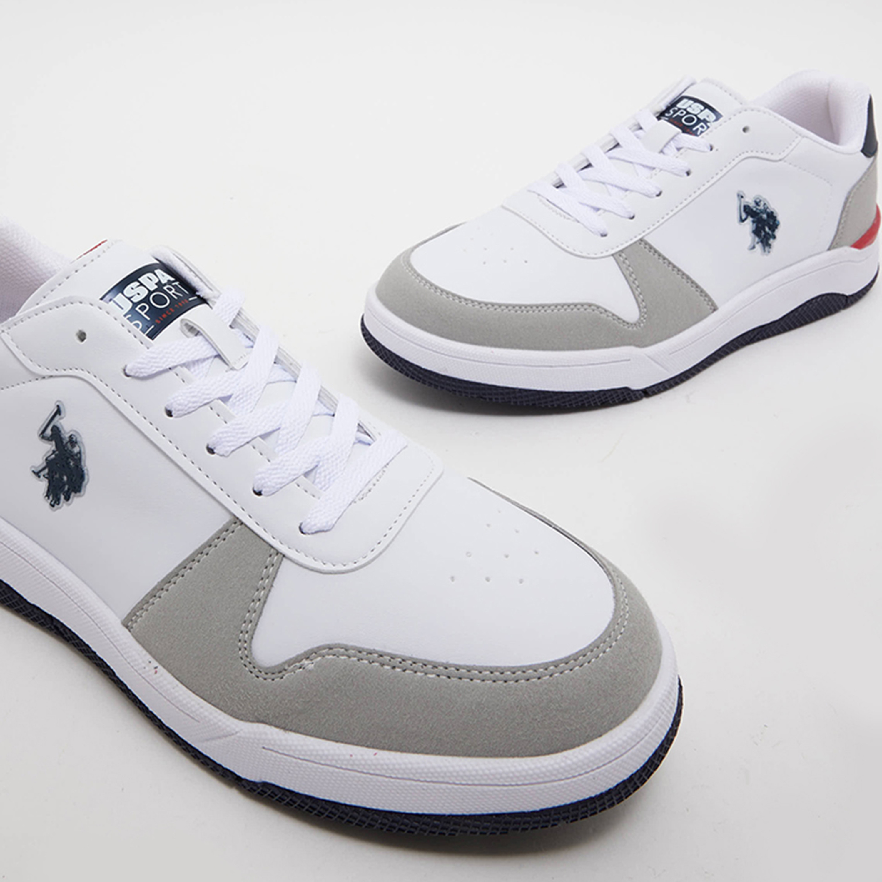 U.S. Polo Assn. Men Low Ankle Lace Up Sneakers | 3MZEUS3FX_1-men-shoes-sneakers-image-4