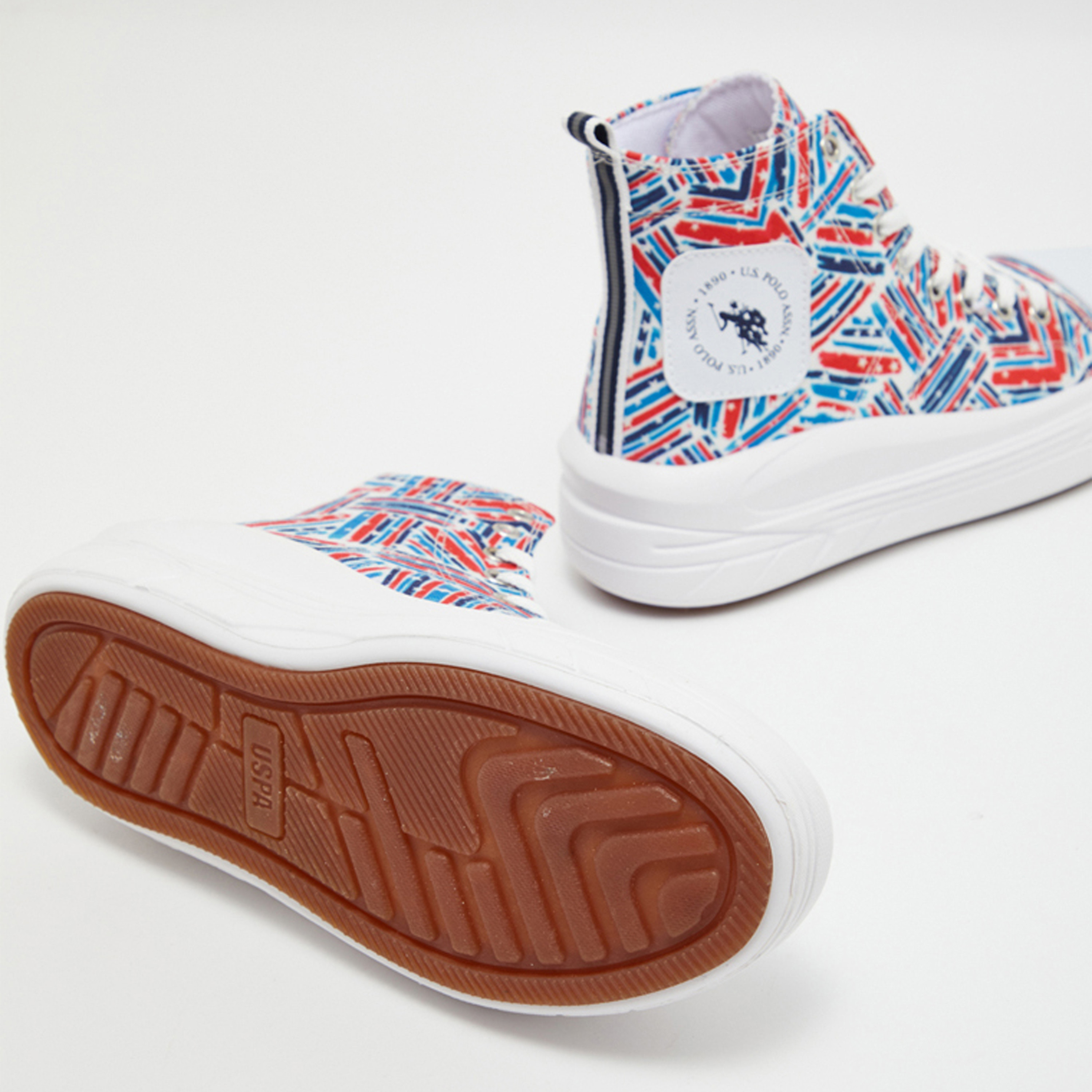 يو. اس. بولو اسن- حذاء رياضي للنساء كاحل مرتفع تصميم ذو أربطة | 3Mclementne PT 3FX-women-shoes-sneakers-image-4