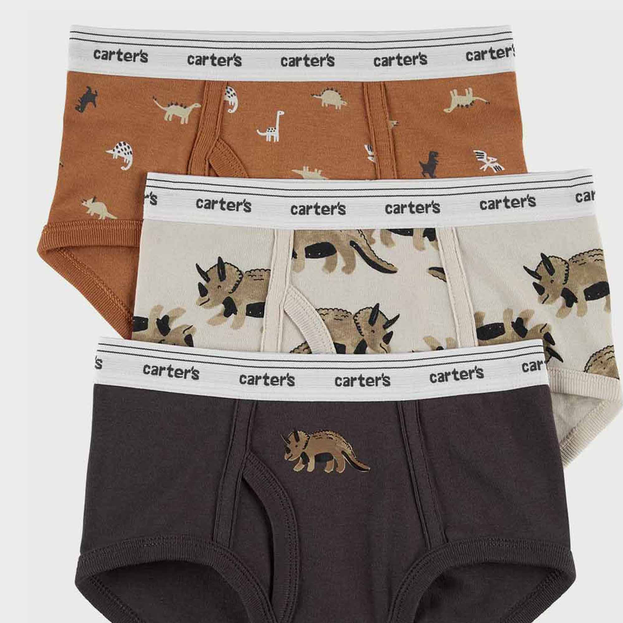 Carters 3 Piece Cotton Boxer Briefs