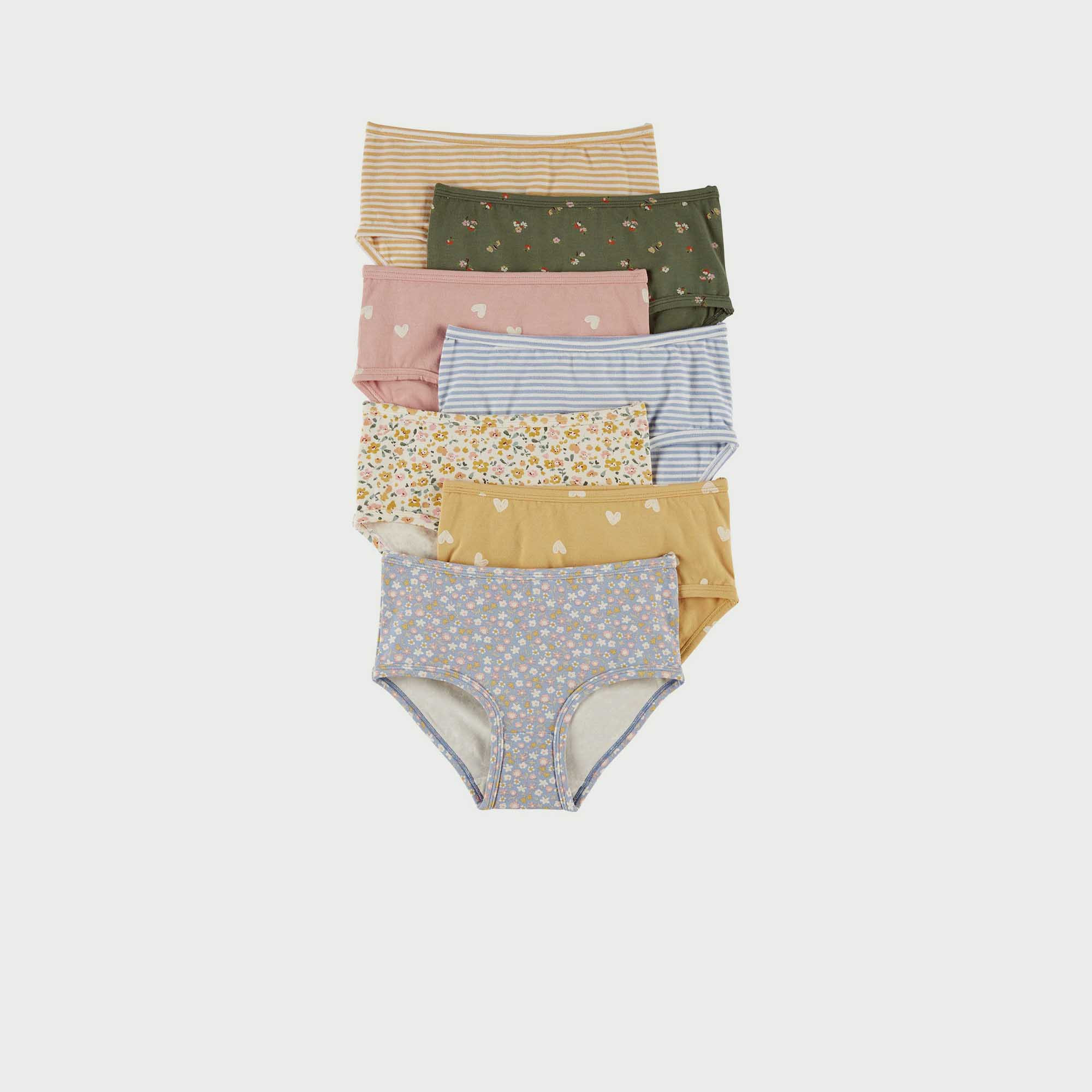 Carters 7 Piece Stretch Cotton Undies