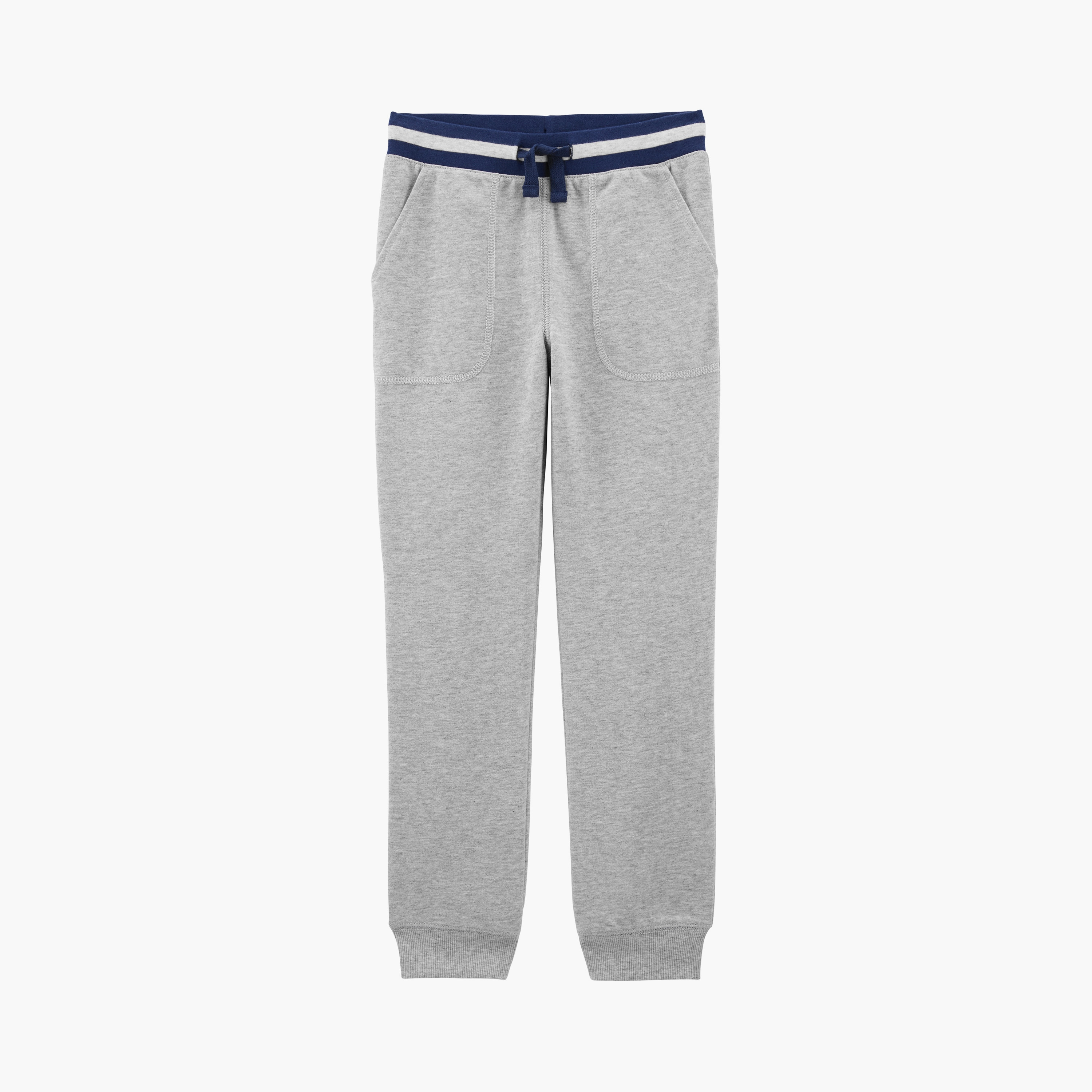 Grey elasticated joggers sale