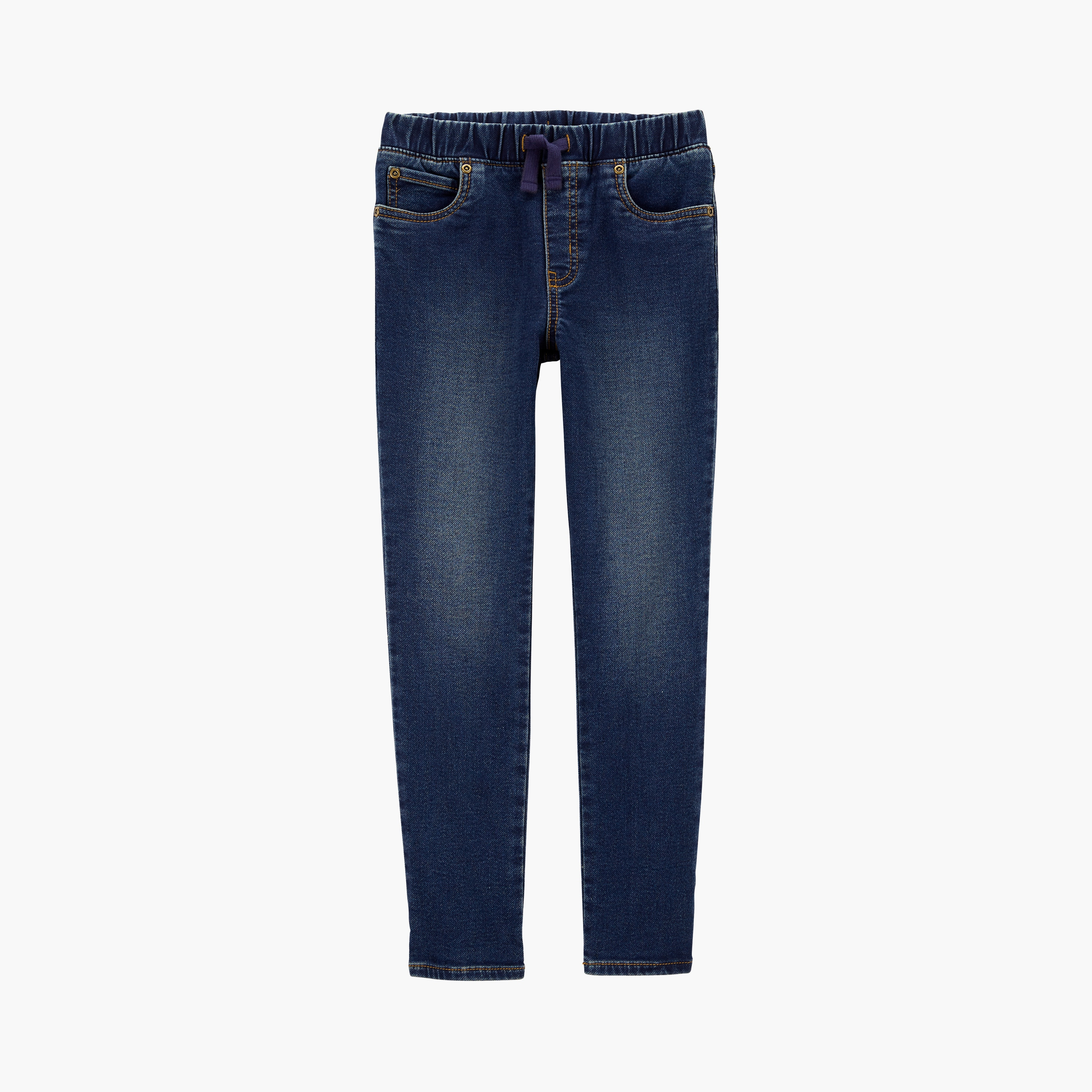 بنطلون جينز مطاطي سادة من كارترز-boys-clothing-bottoms-jeans-image-1