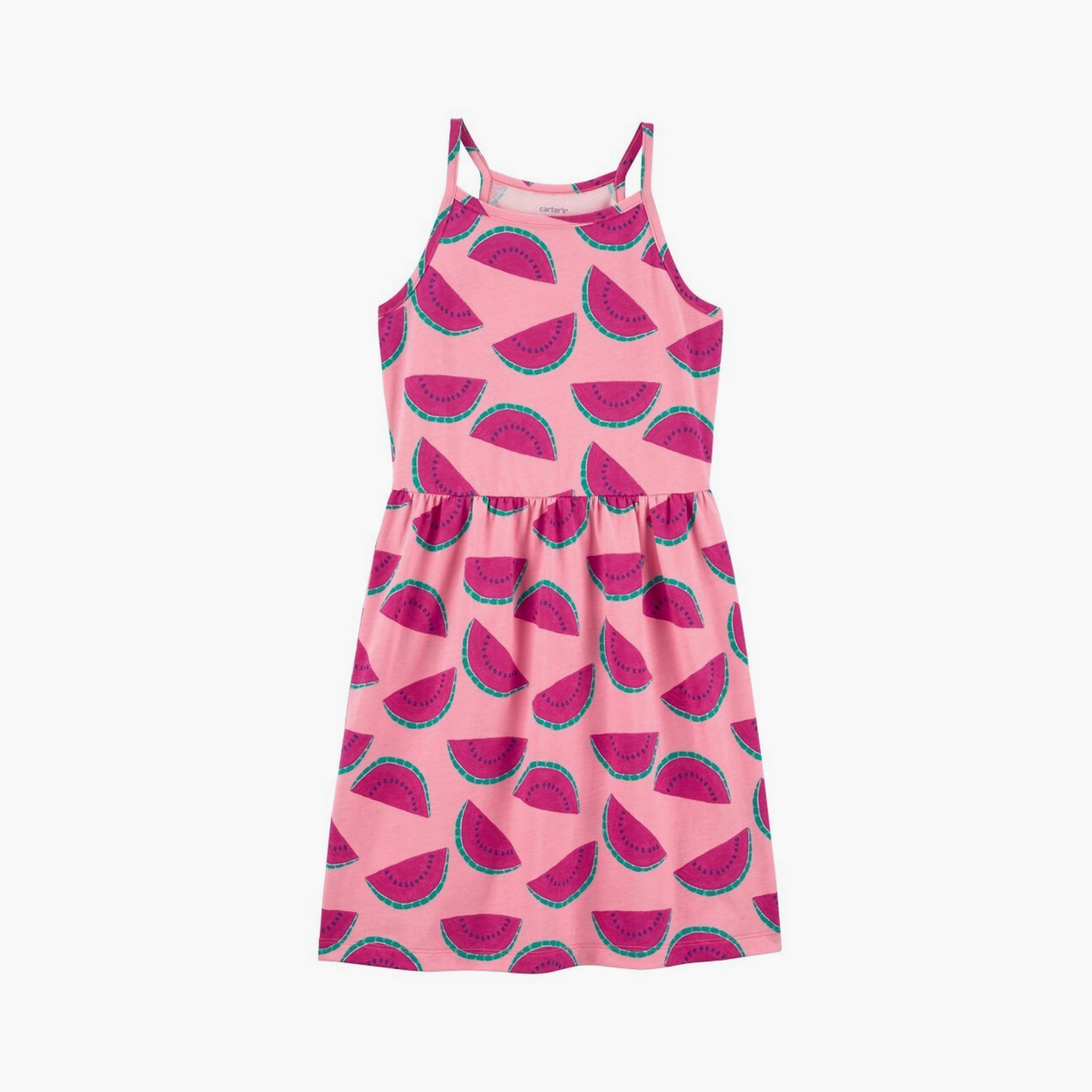 فستان مطبوع بدون أكمام من كارترز-girls-clothing-dressesandjumpsuits-image-1