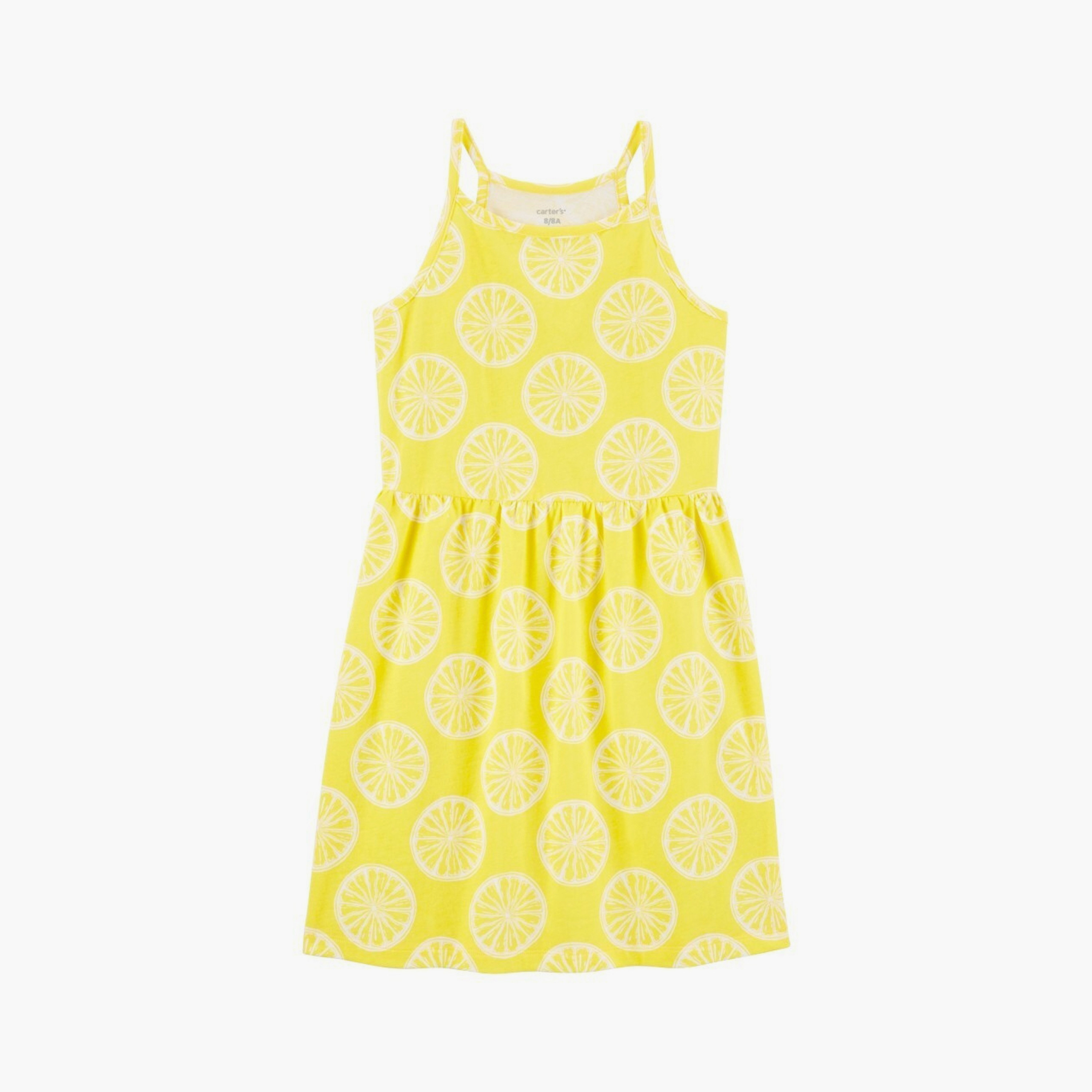 فستان مطبوع بدون أكمام من كارترز-girls-clothing-dressesandjumpsuits-image-1