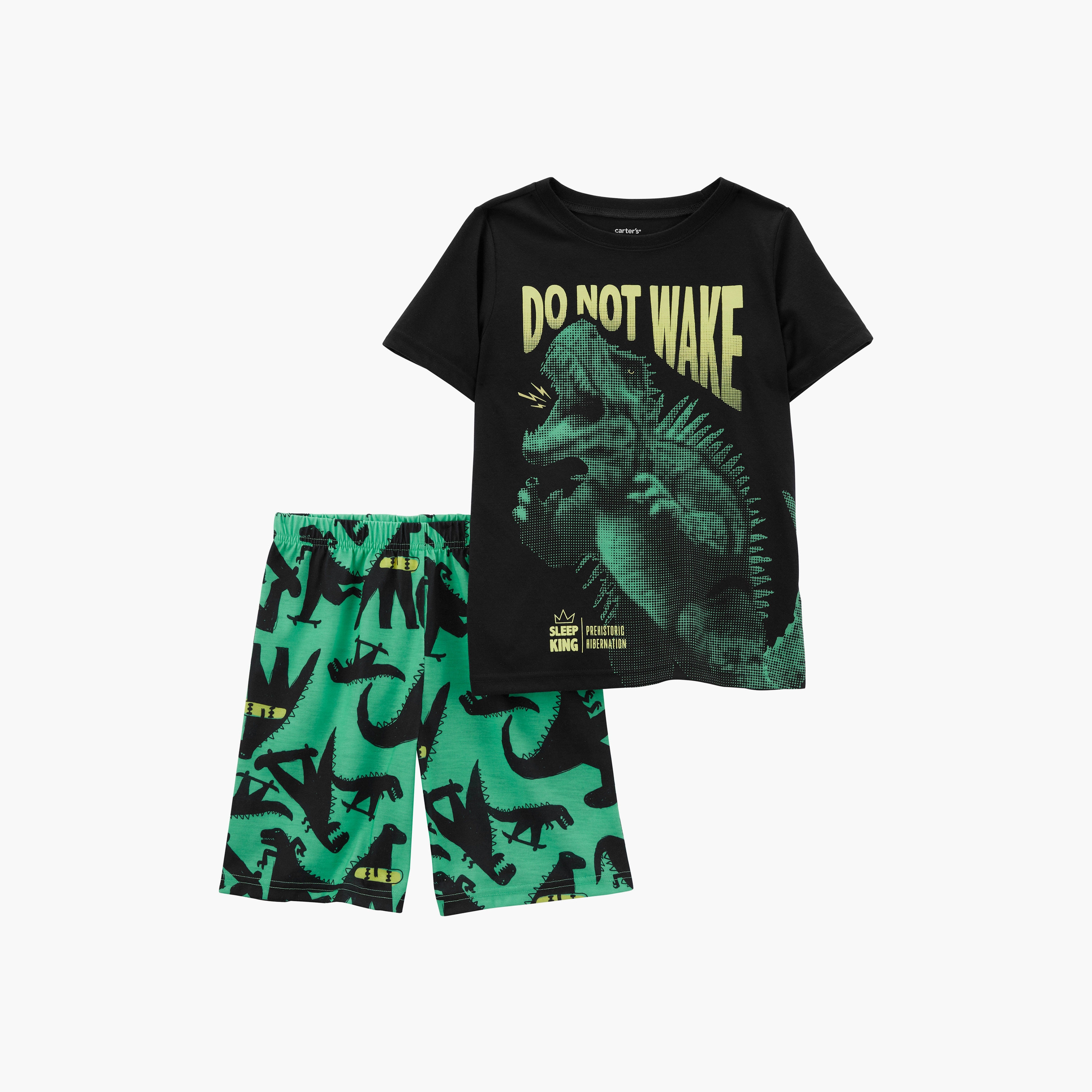 تيشيرت بأكمام قصيرة مطبوعة قطعتين مع شورت من كارترز-boys-clothing-setsandcoords-image-1
