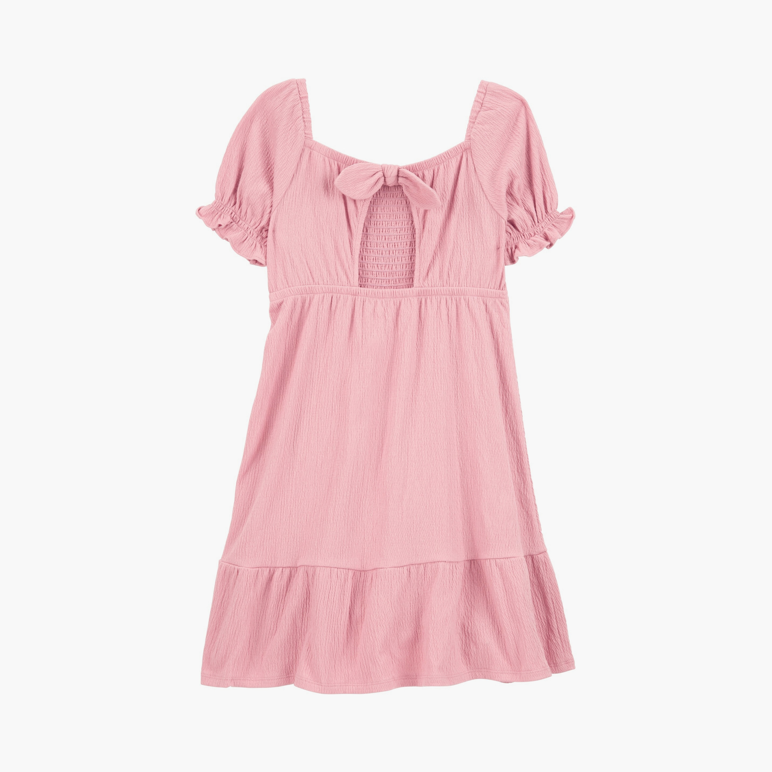 فستان سادة بأكمام قصيرة من كارترز-girls-clothing-dressesandjumpsuits-image-2
