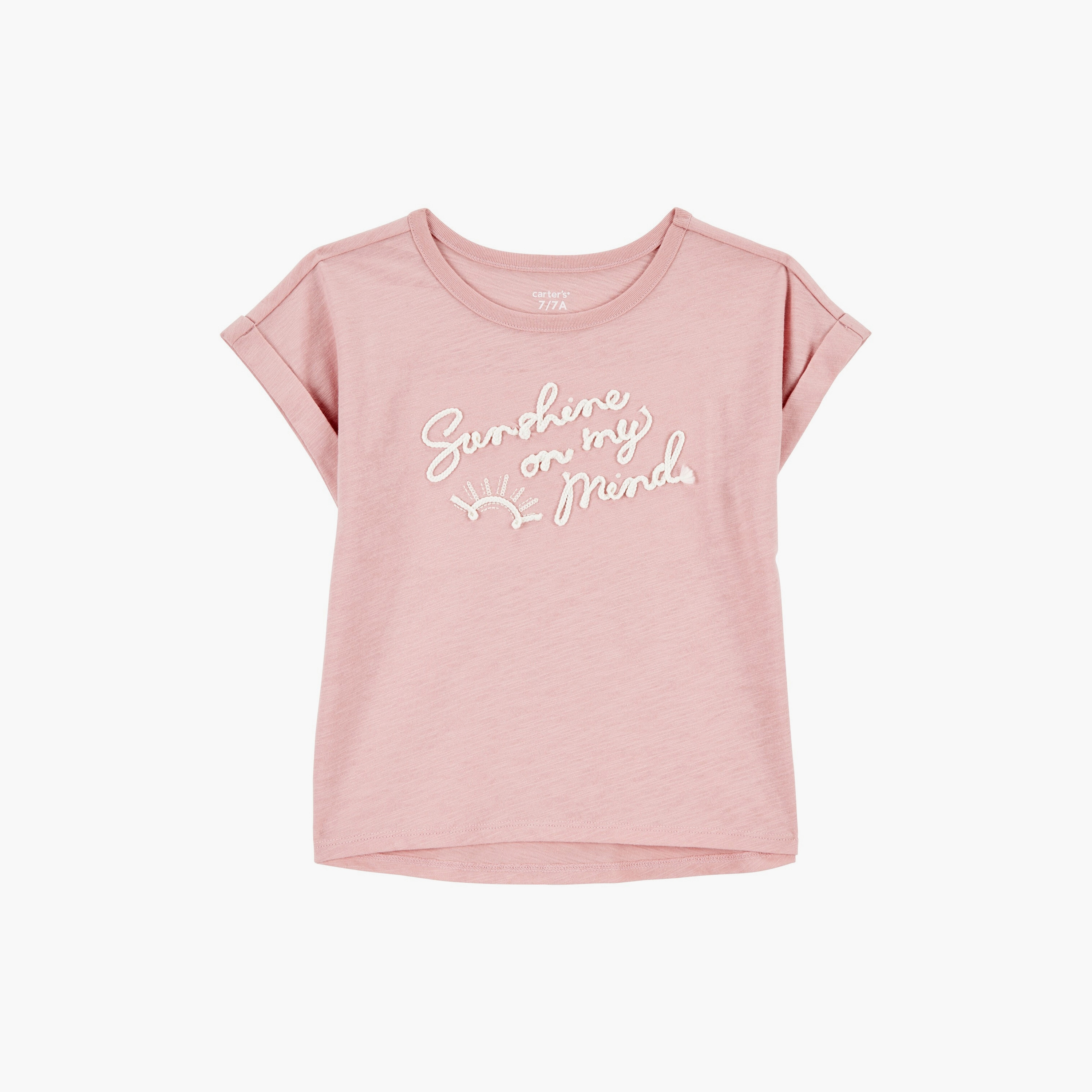 تي شيرت مطبوع بأكمام قصيرة من كارترز-girls-clothing-tshirts-image-1
