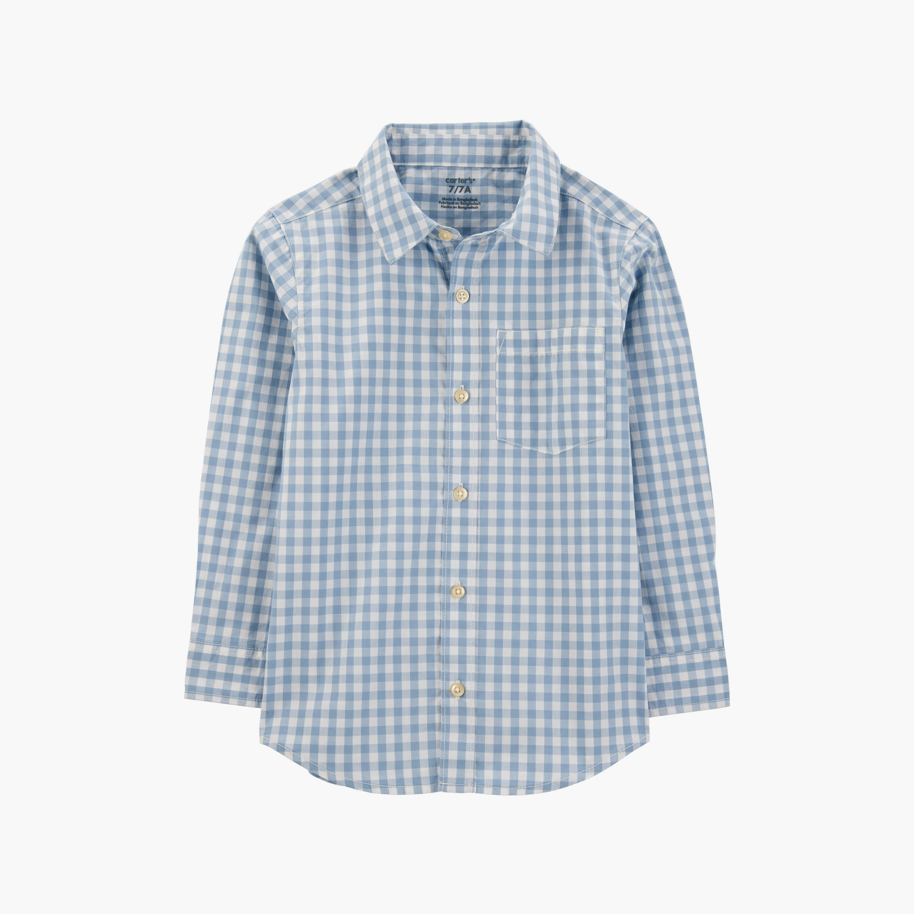 قميص مخطط بأكمام طويلة من كارترز-boys-clothing-shirts-image-1