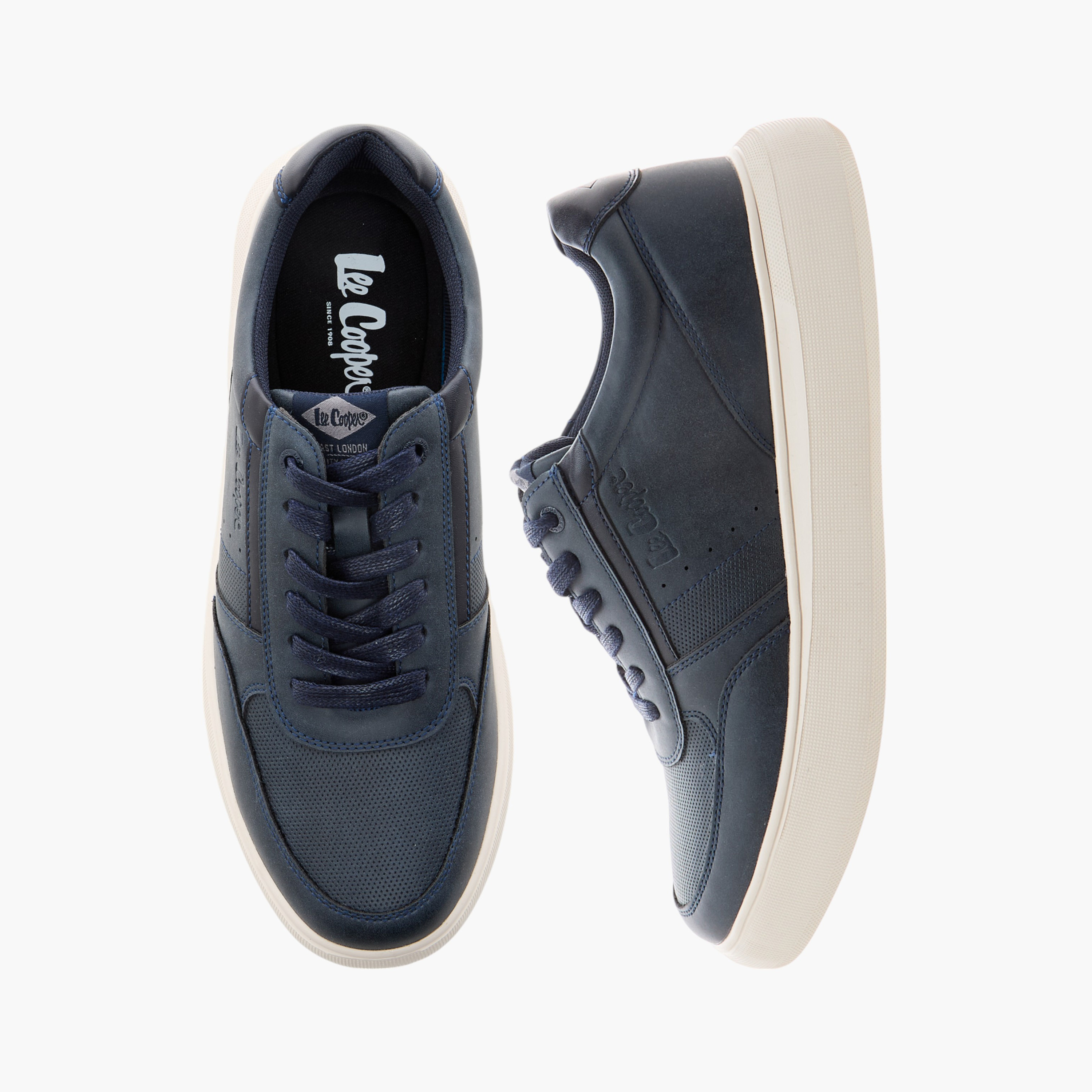 حذاء سنيكرز برباط وألواح للرجال من لي كوبر-men-shoes-sneakers-image-1