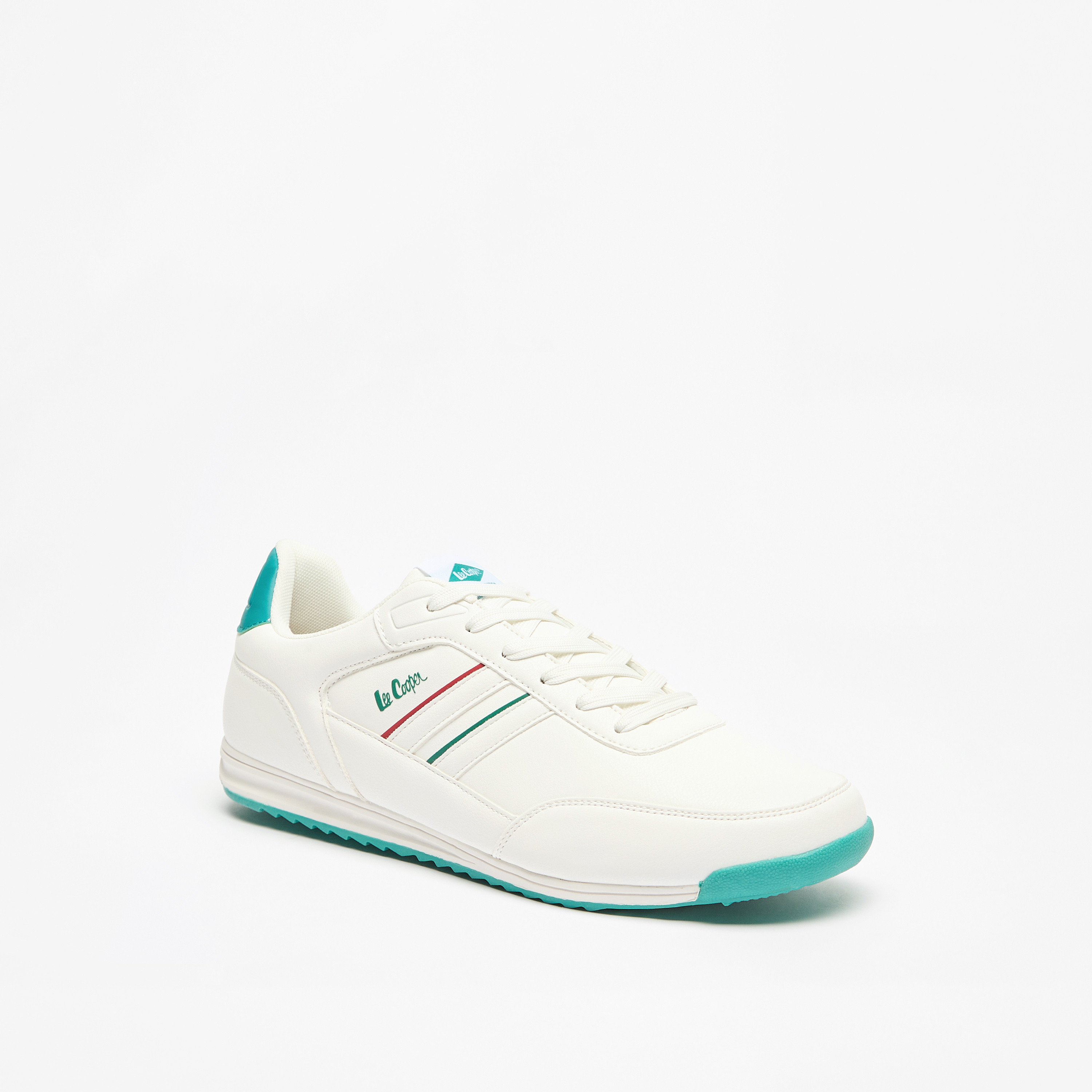 Lee Cooper Men's Logo Detail Sneakers with Lace-Up Closure-men-shoes-sneakers-image-6