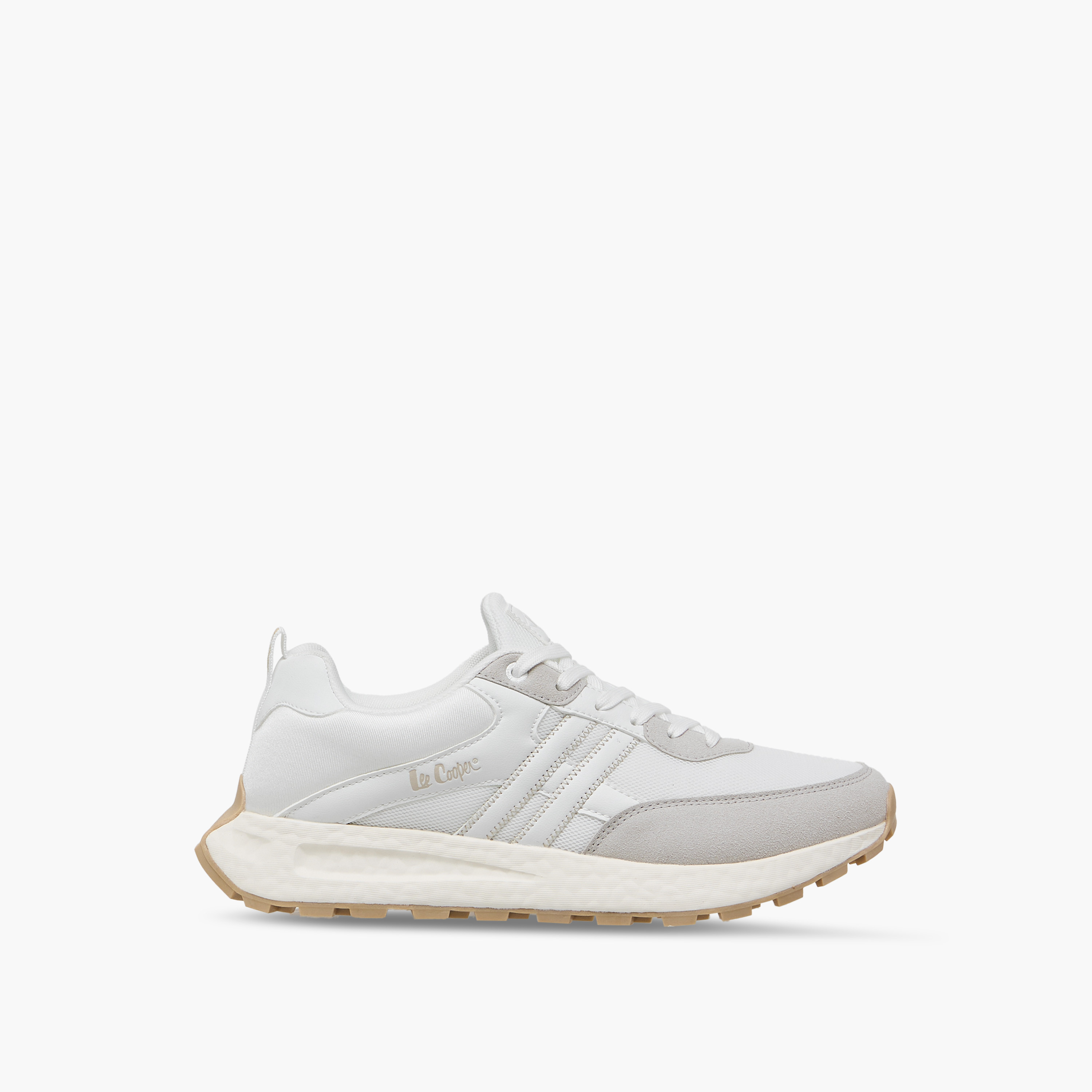 Lee Cooper Mens' Panelled Lace-Up Sneakers-men-shoes-sneakers-image-4