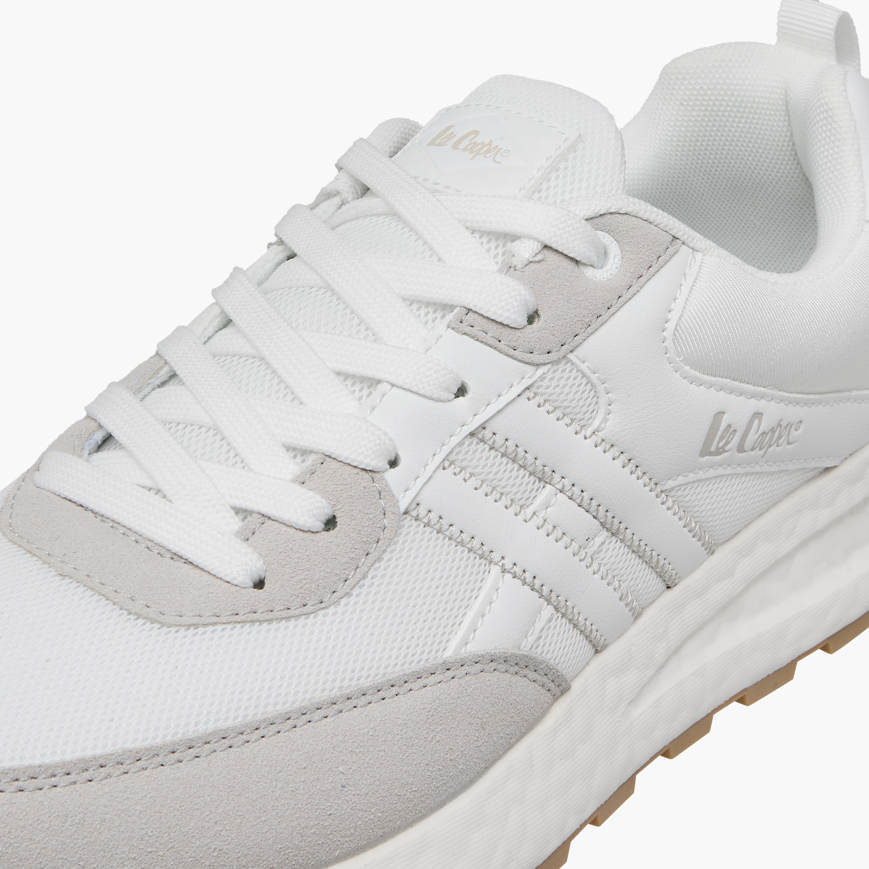 Lee Cooper Mens' Panelled Lace-Up Sneakers-men-shoes-sneakers-image-5