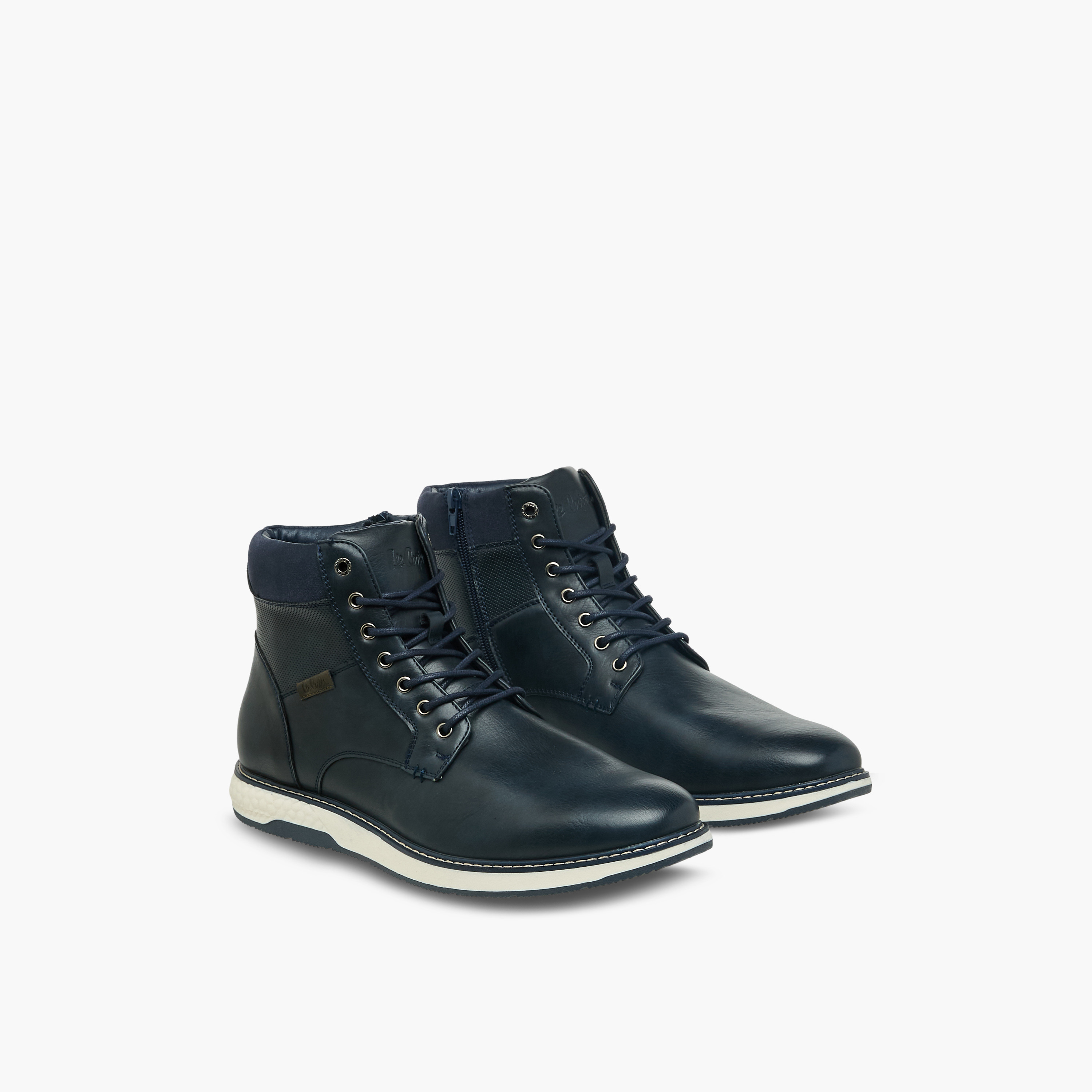 Lee Cooper Men Lace-Up Ankle Boots-men-shoes-boots-image-1